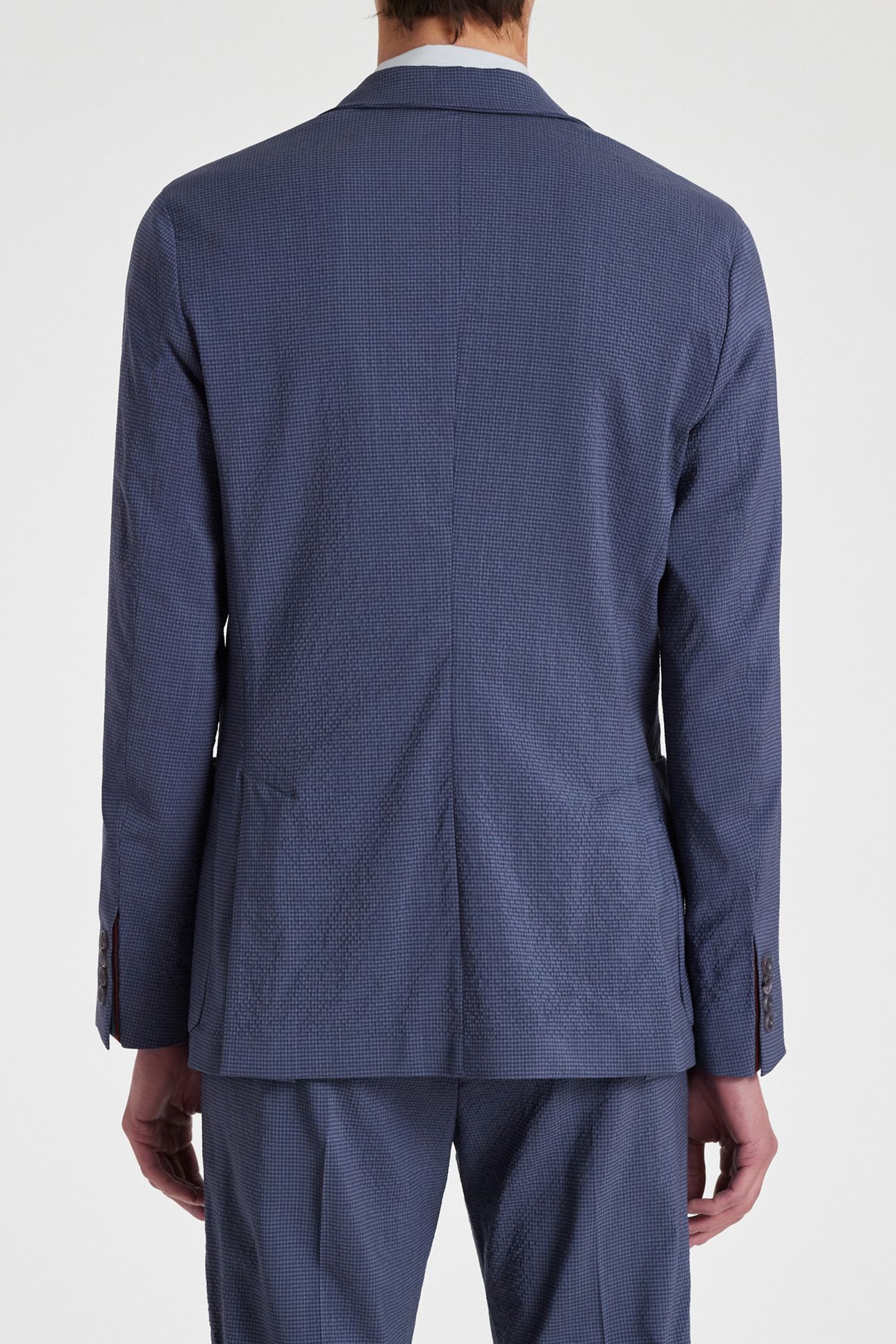 MENS 2 BTN PATCH POCKET JACKET INDIGO 2