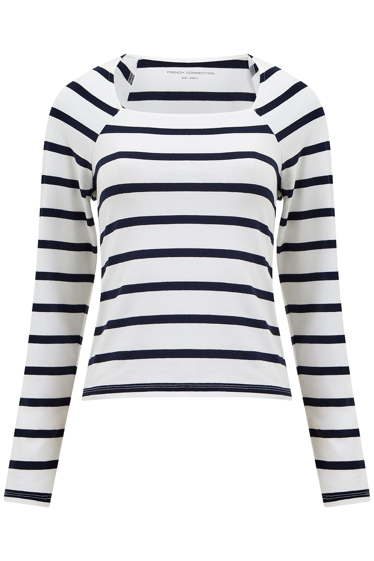 RALLIE STRIPE LS SQ NK TEE STRIPE S WHITE/MARIN 4