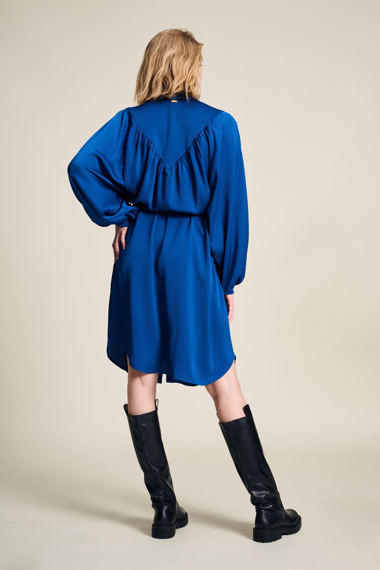 DRESS - BUTTERFLY BRIGHT BLUE 2