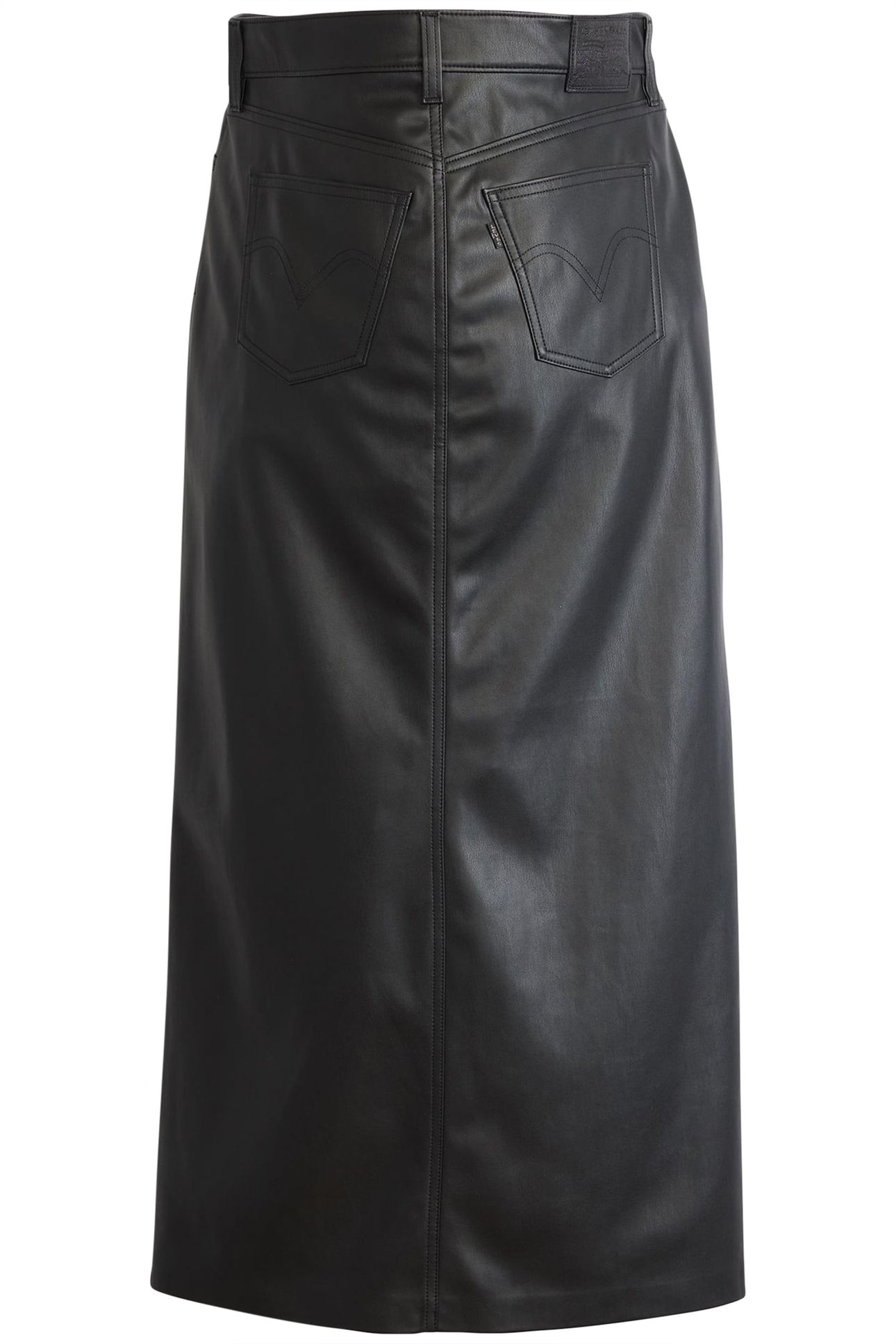 ANKLE COLUMN SKIRT FL LEATHER NIGHT 5