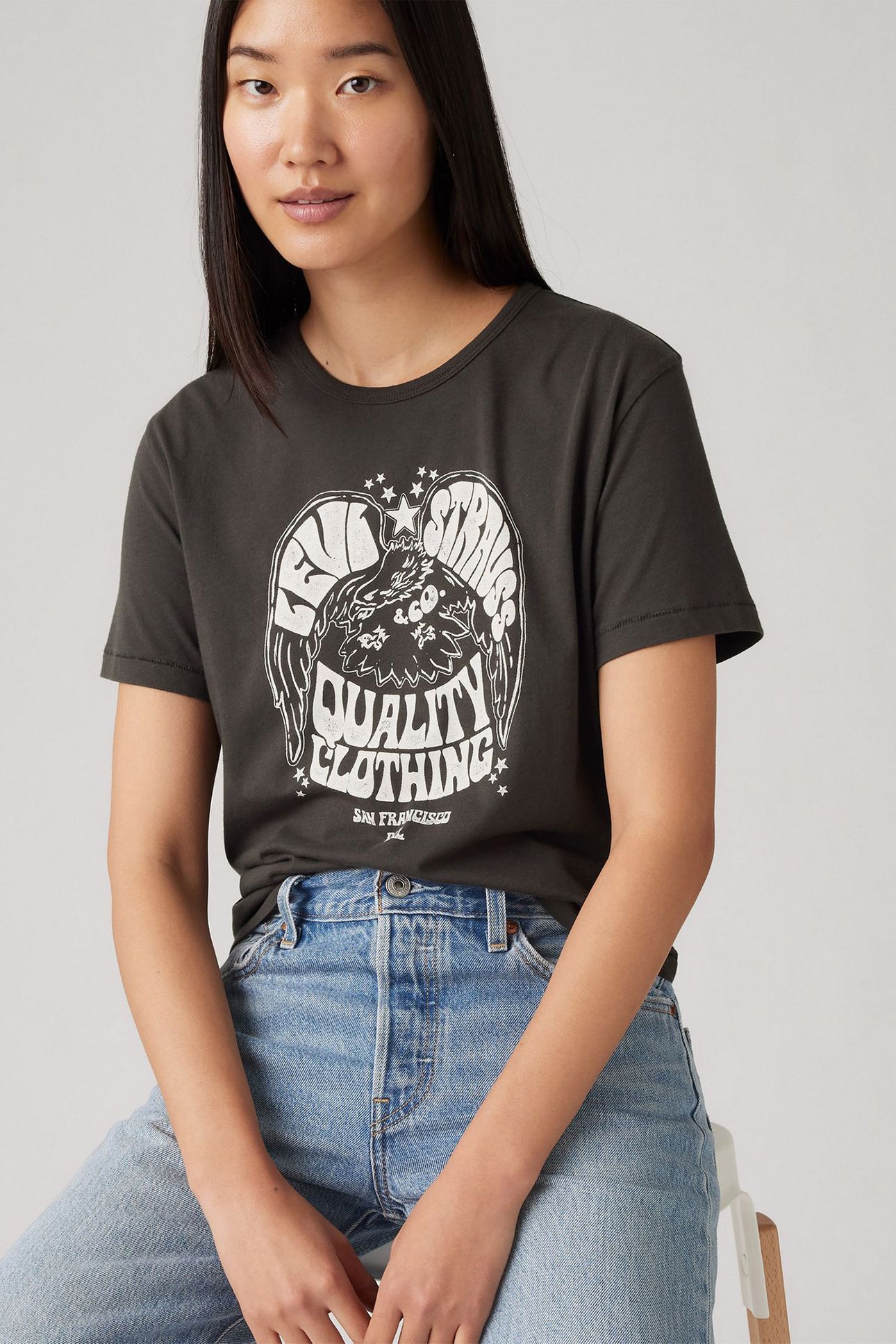 GRAPHIC ICONIC TEE EAGLE TEE PIRATE BLACK 4