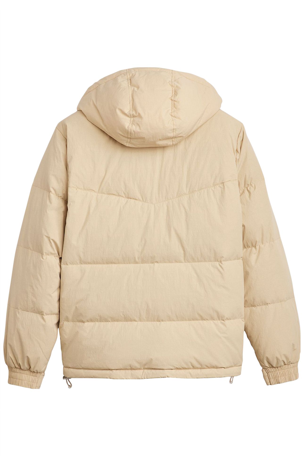 RICKRIDGE SHORT PUFFER COAT IN BEIGE 4