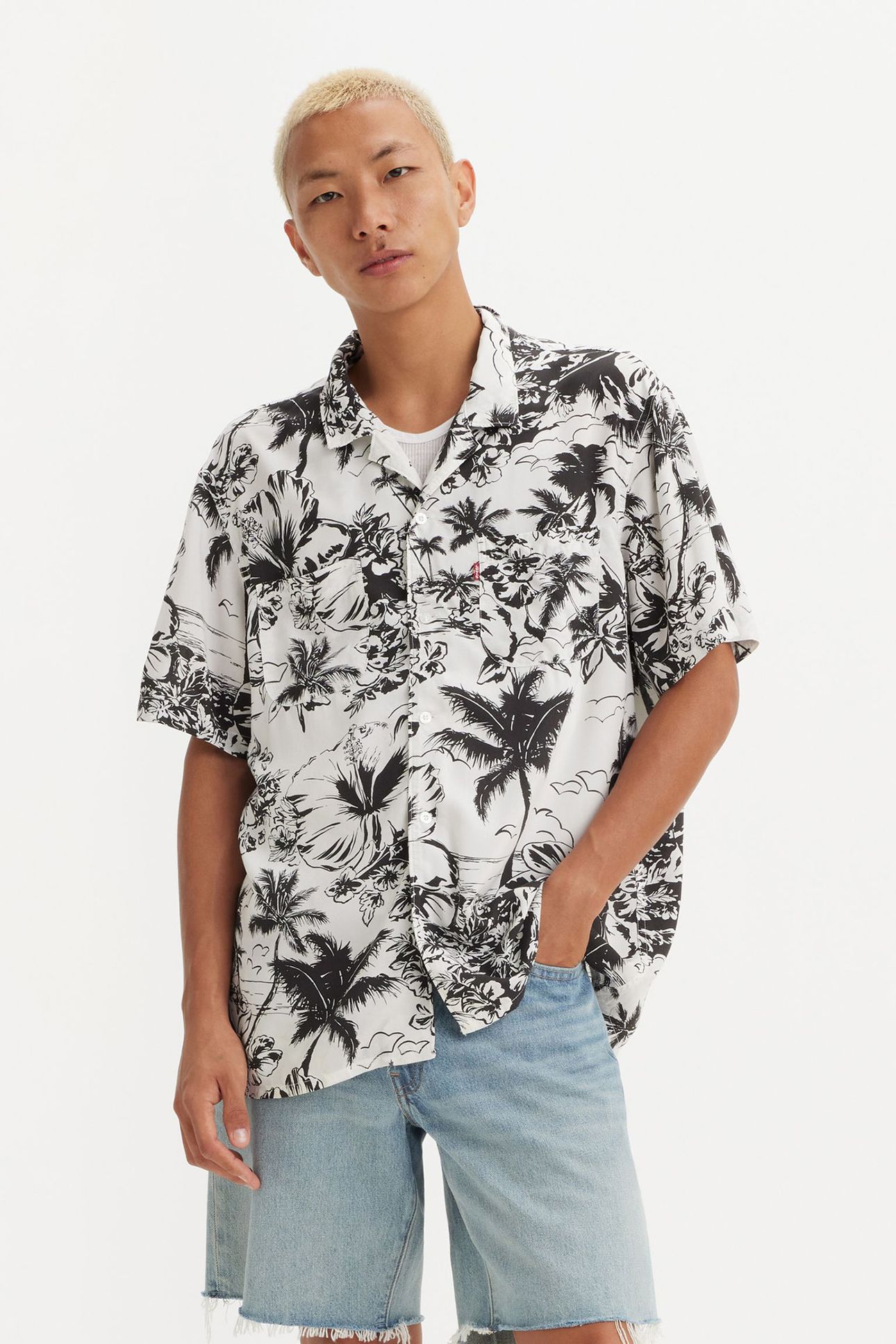 S/S CLASSIC CAMPER TROPICAL ISLAND EGRET 1