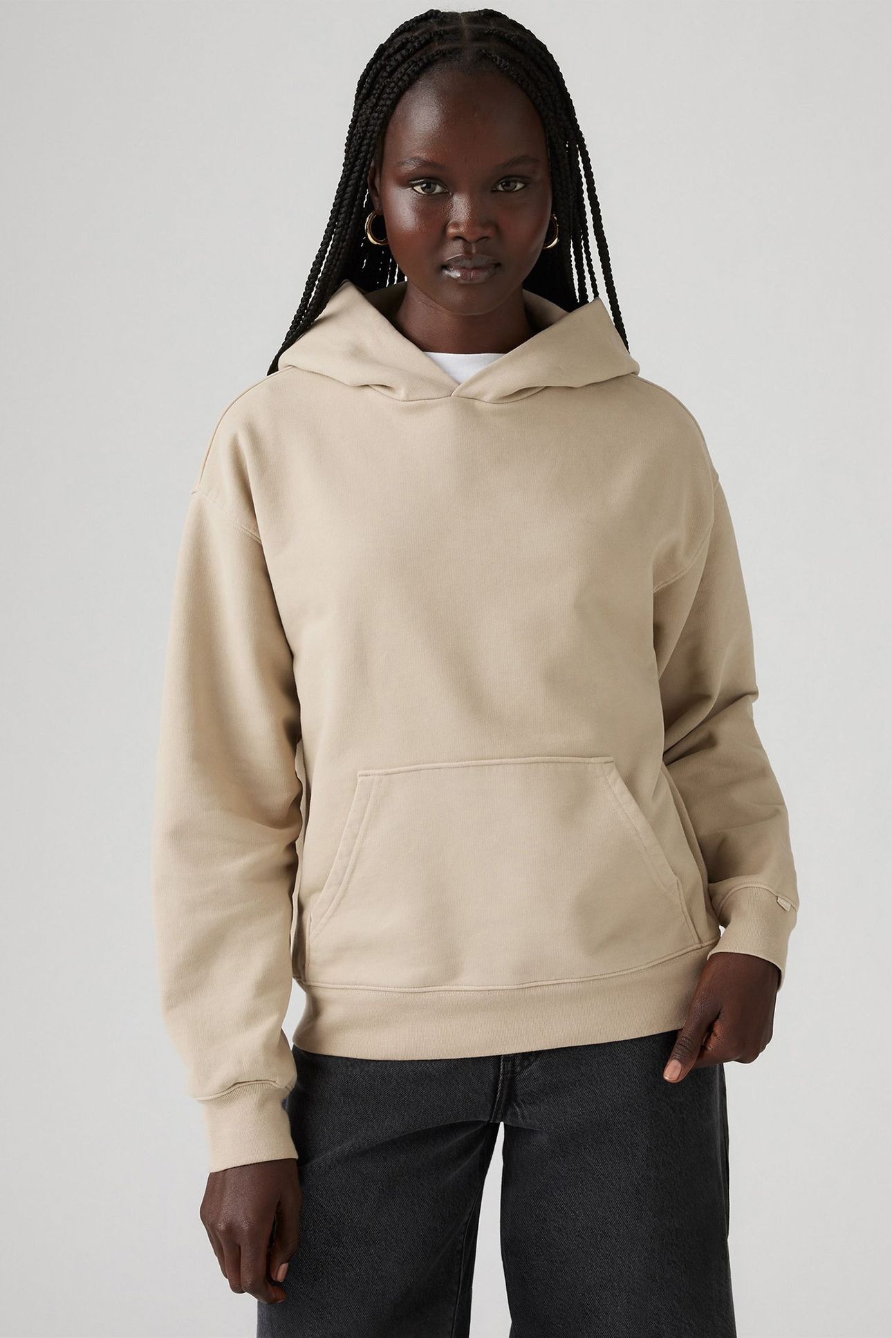 HERITAGE HOODIE H125 GARMENT DYE WHITE 4