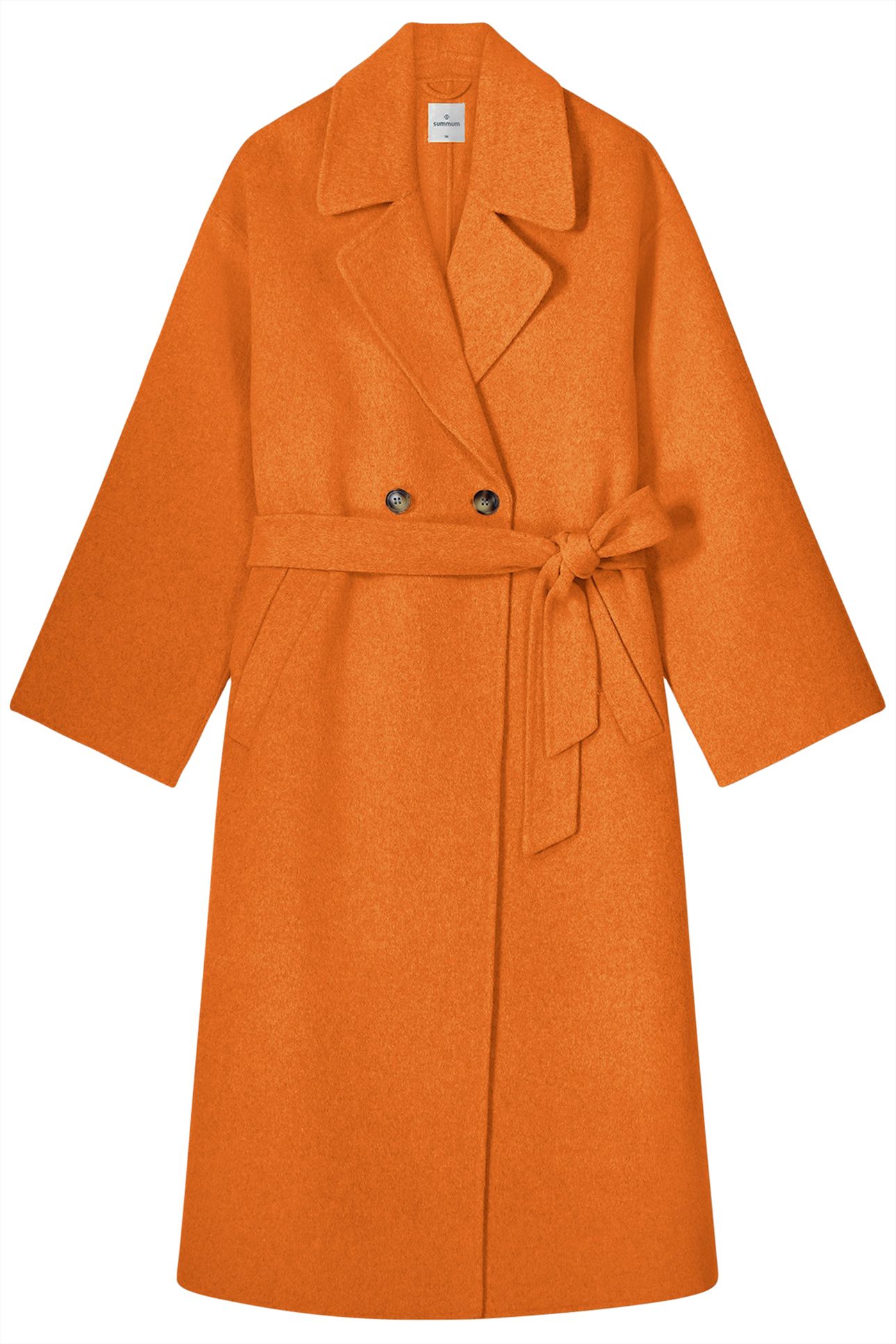 LONG COAT WOOL CLASSIC ORANGE 3
