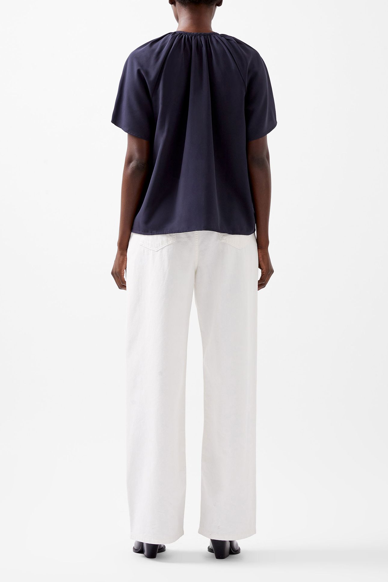 CAPRIANA CREPE LIGHT TOP MARINE 3