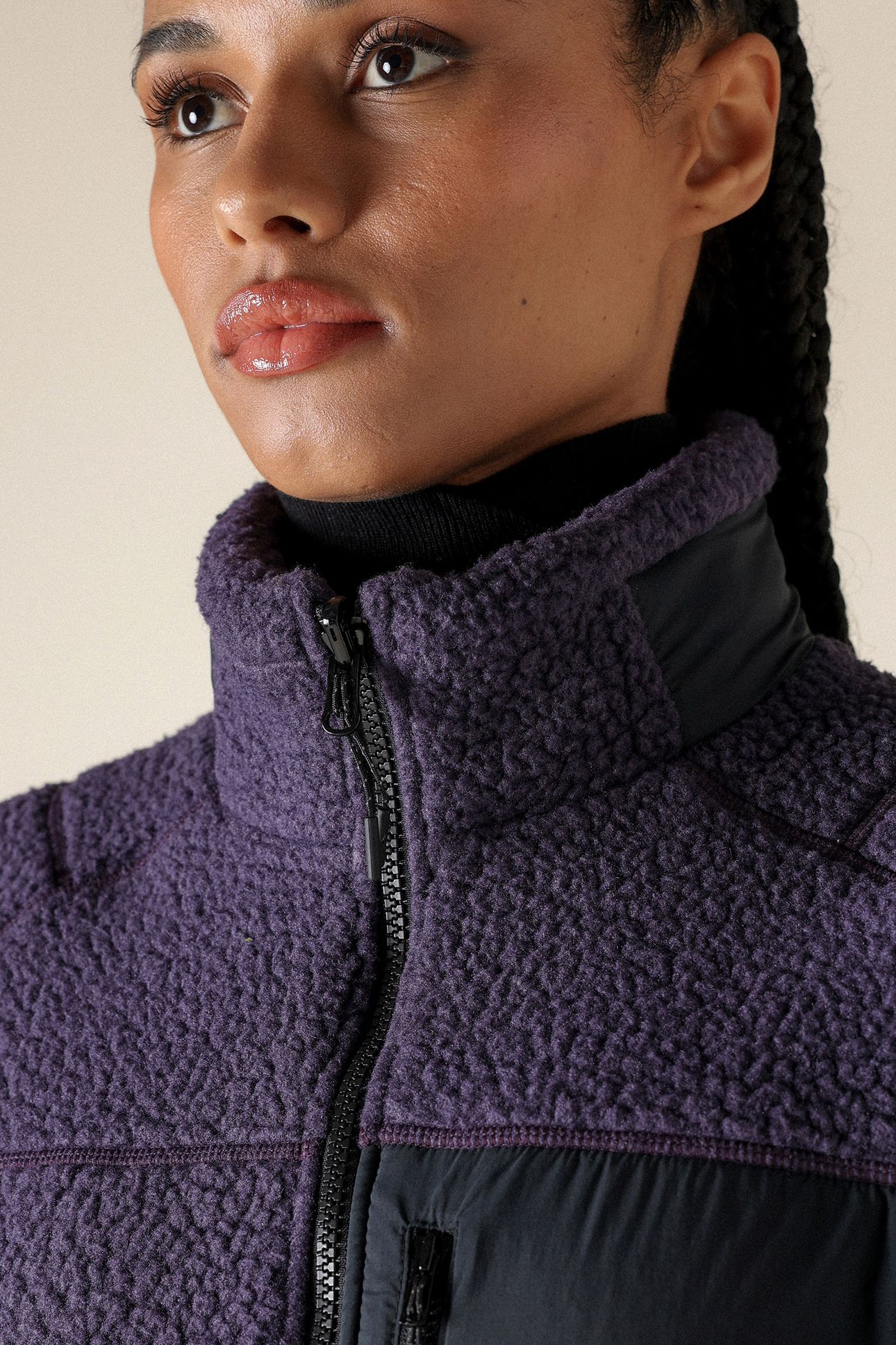 UNISEX SL POLARTEC THERMAL REV.JACKET MIDNIGHT PLUM 4
