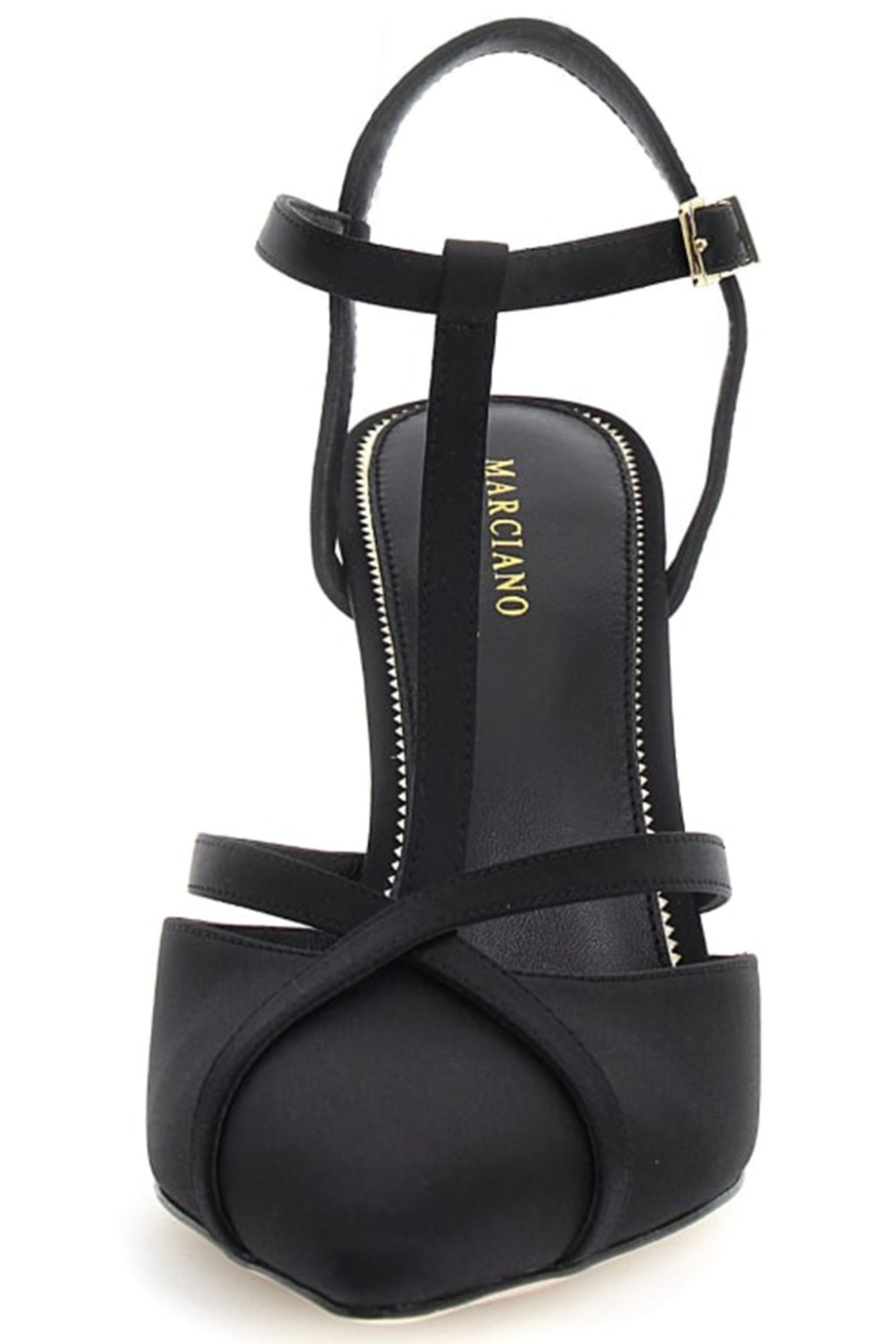 MARCIANO BY GUESS T STRAP PUMP JET BLACK 7