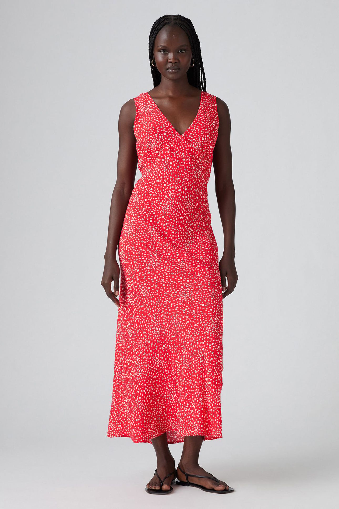 ATALIA SLIP DRESS SCATTERED FLORAL HIGH 1