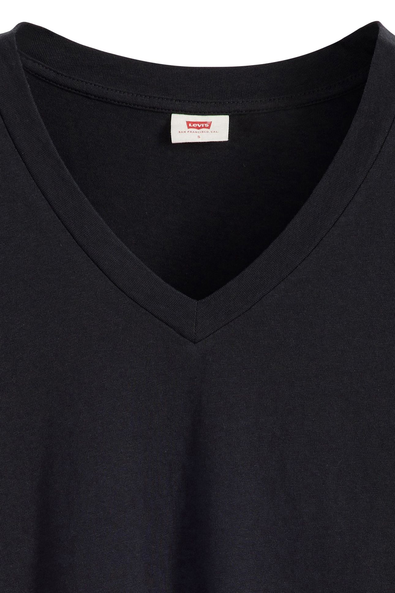 BOXY VNECK TEE CAVIAR SLUB 6