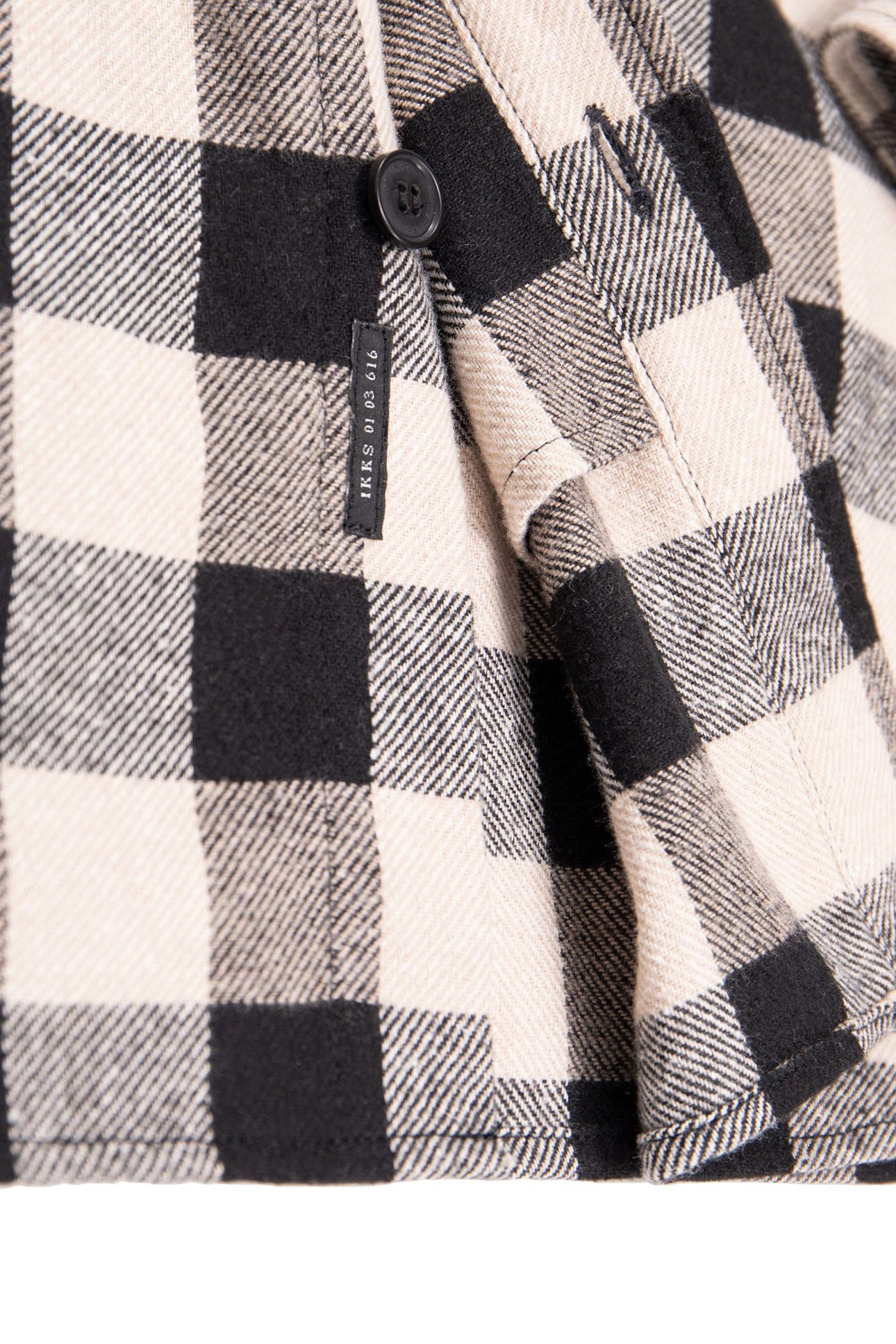 BLACK SHIRT LENZING™ ECOVERO™ CHECK HOMME 6