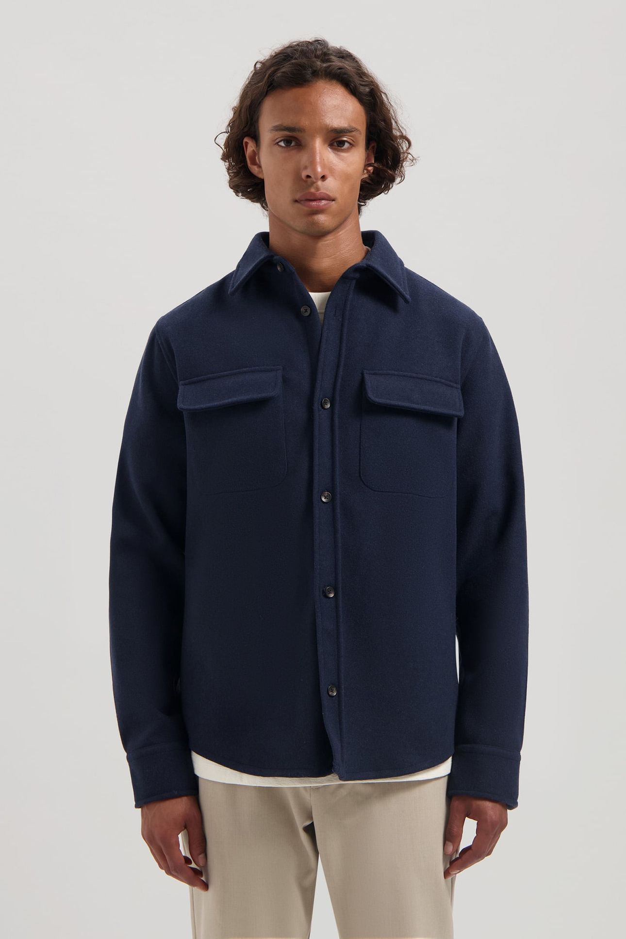 DS-ULRIK OVERSHIRT DK. NAVY 1