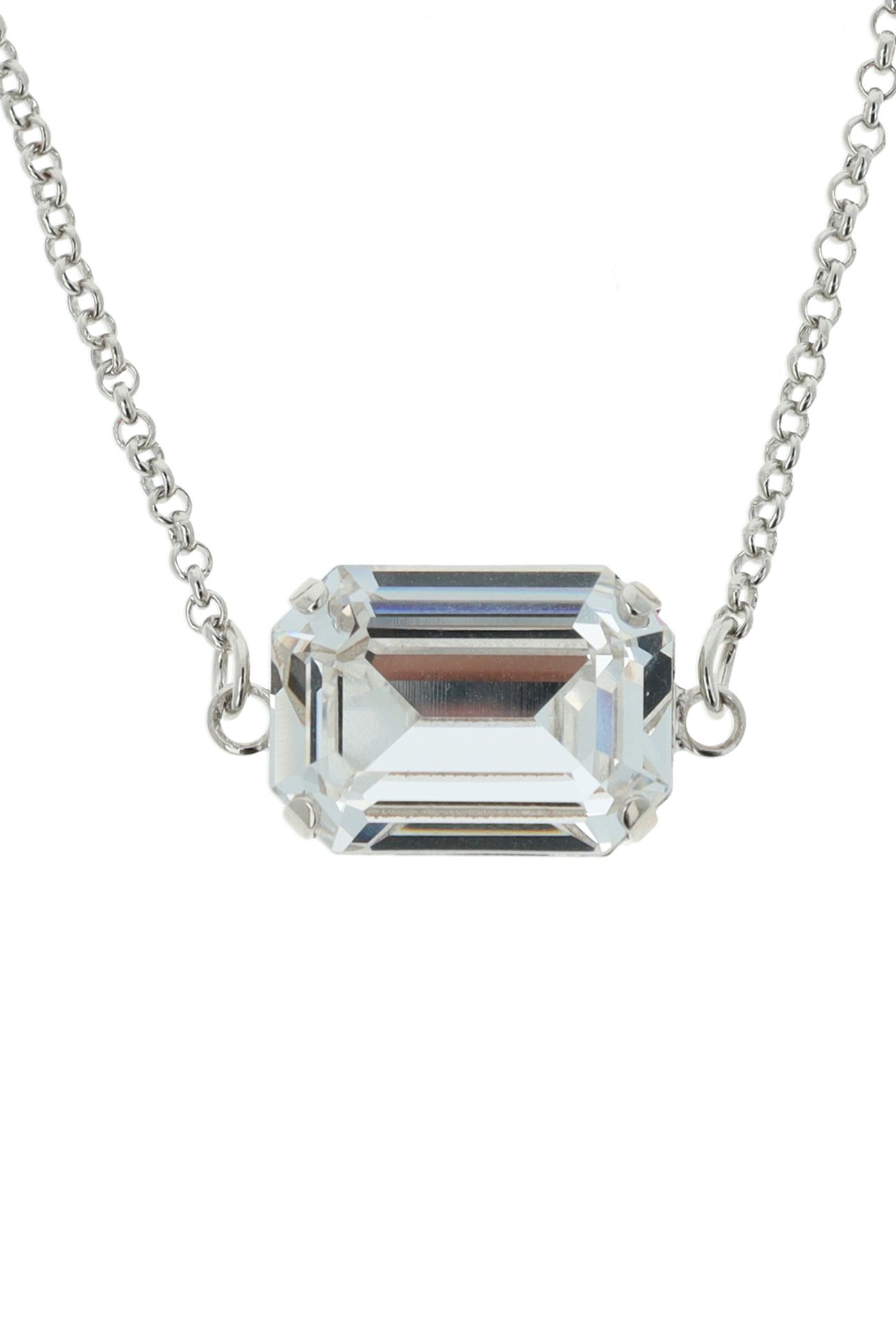 LADY DI BRACELET RHODIUM CRYSTAL 3