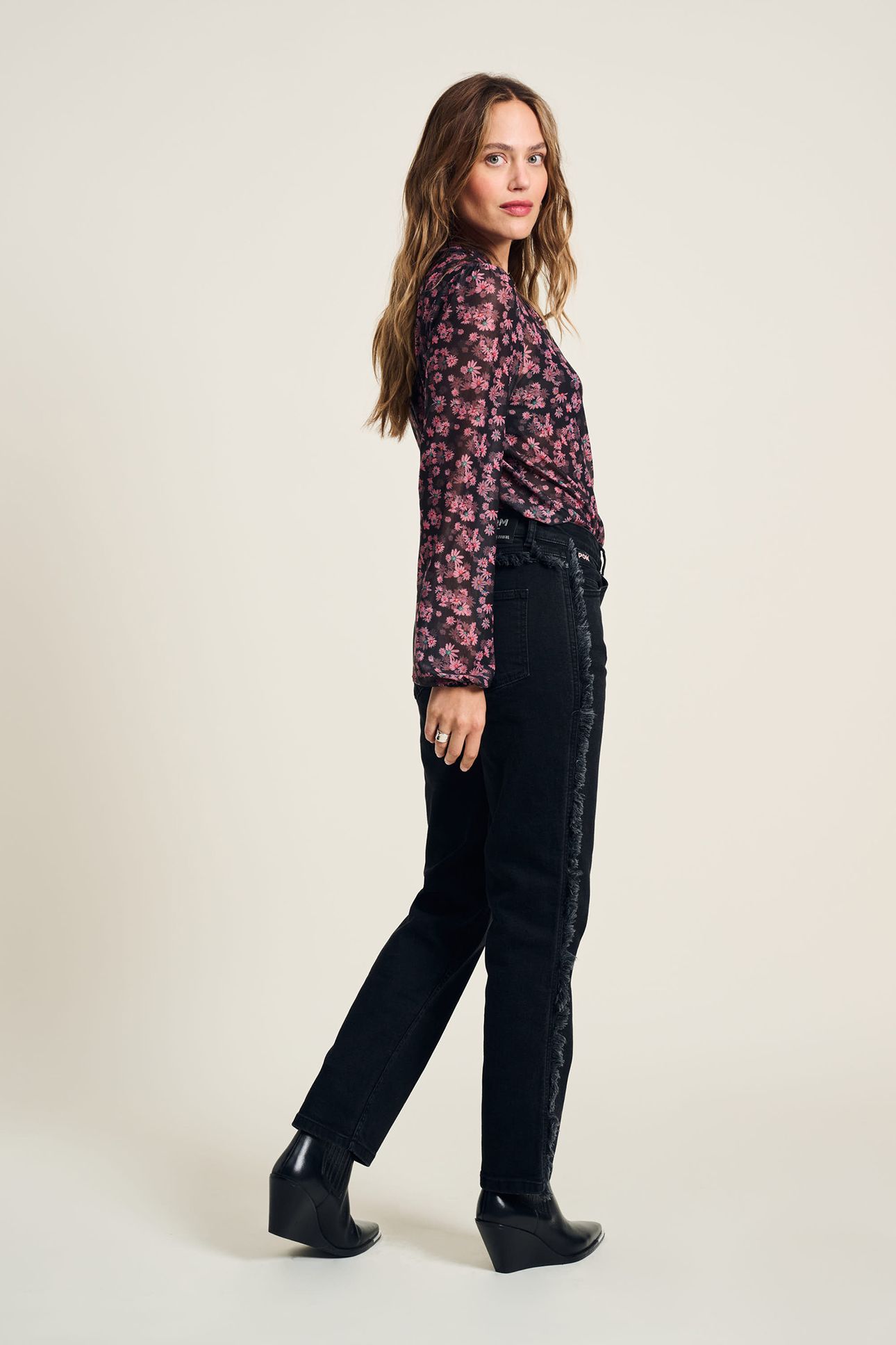 JEANS - TAPERED WASHED BLACK 4