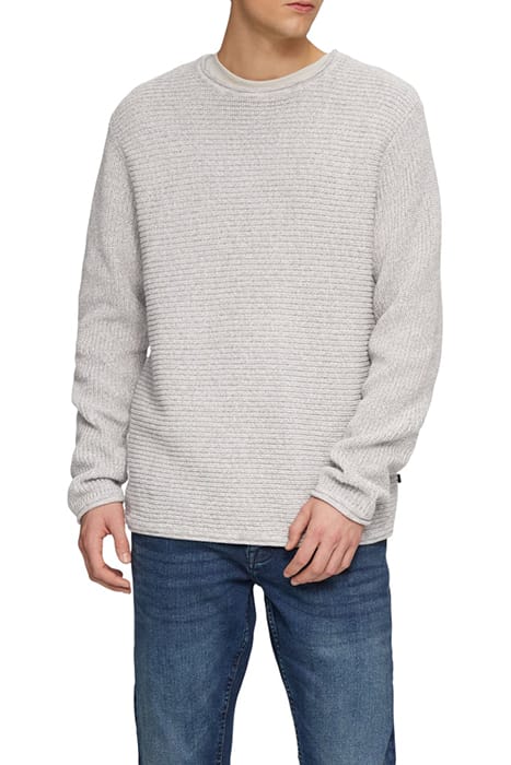 S.OLIVER-QS PULLOVER LIGHT GREY 1