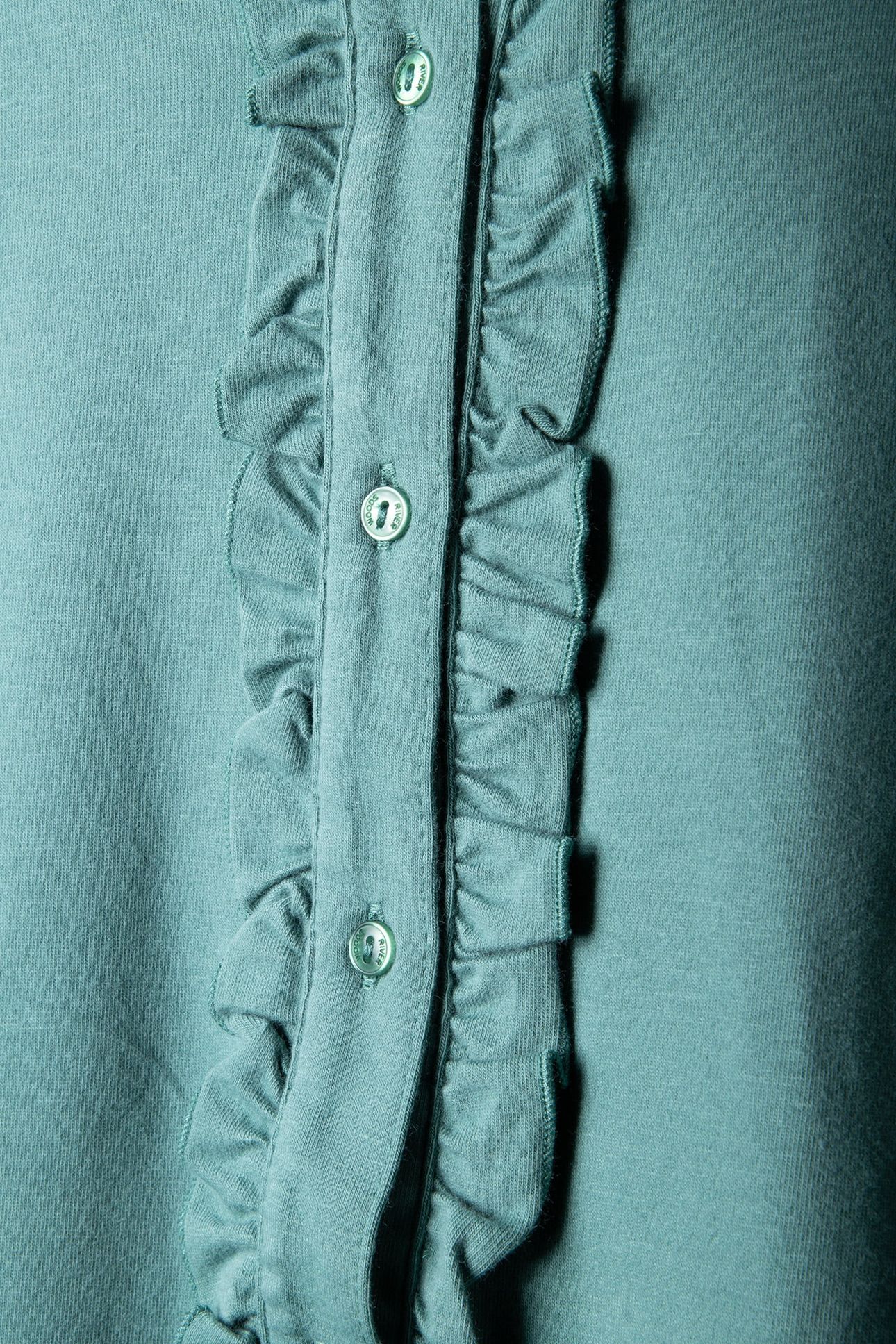 MOCK NECK SHIRT LS + FRILLS 4
