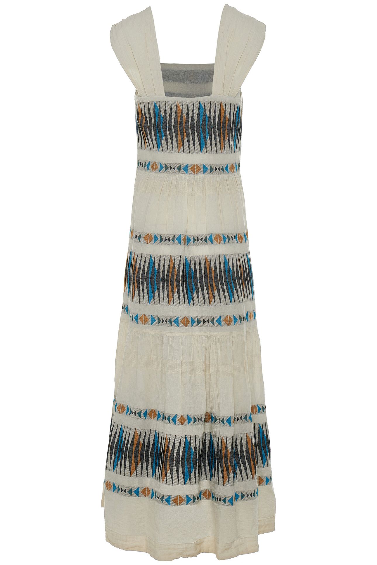 ELEGANT LONG DRESS BLUE-CAMEL 3