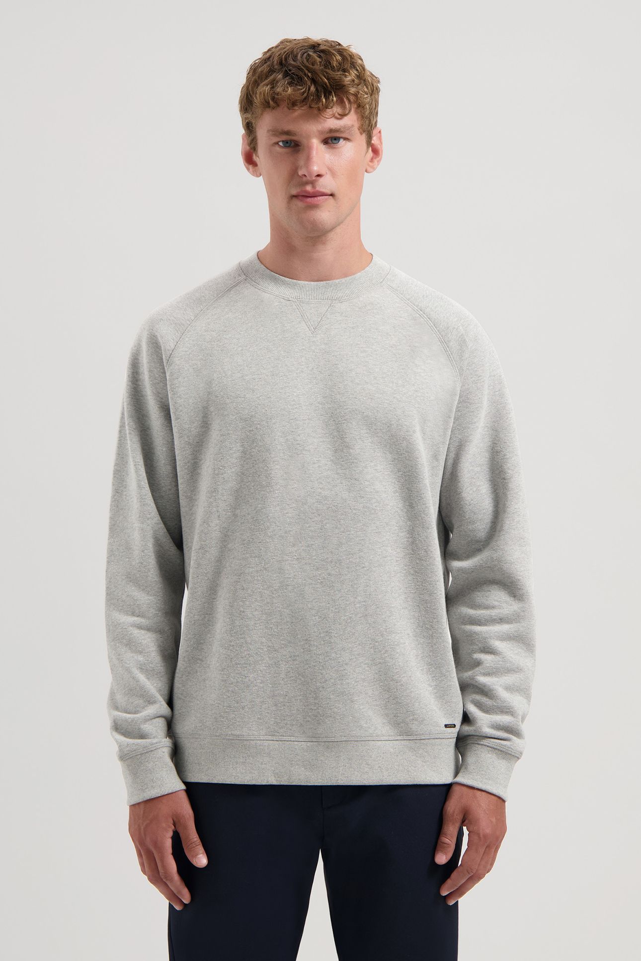 DS_SAMMY CREW PEACH SWEAT GREY MELANGE 1
