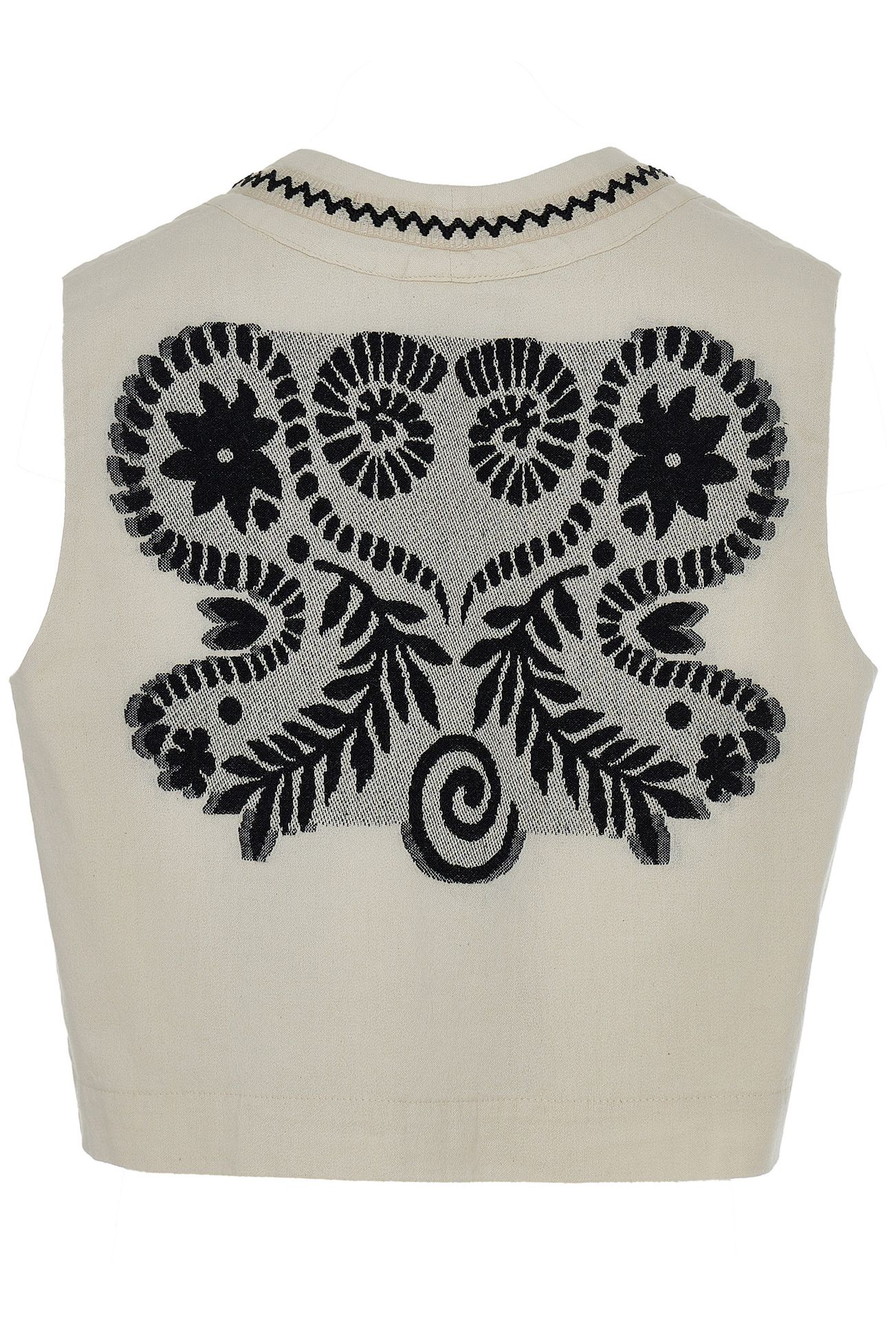 AGATHIST VEST OFFW-BLACK 2