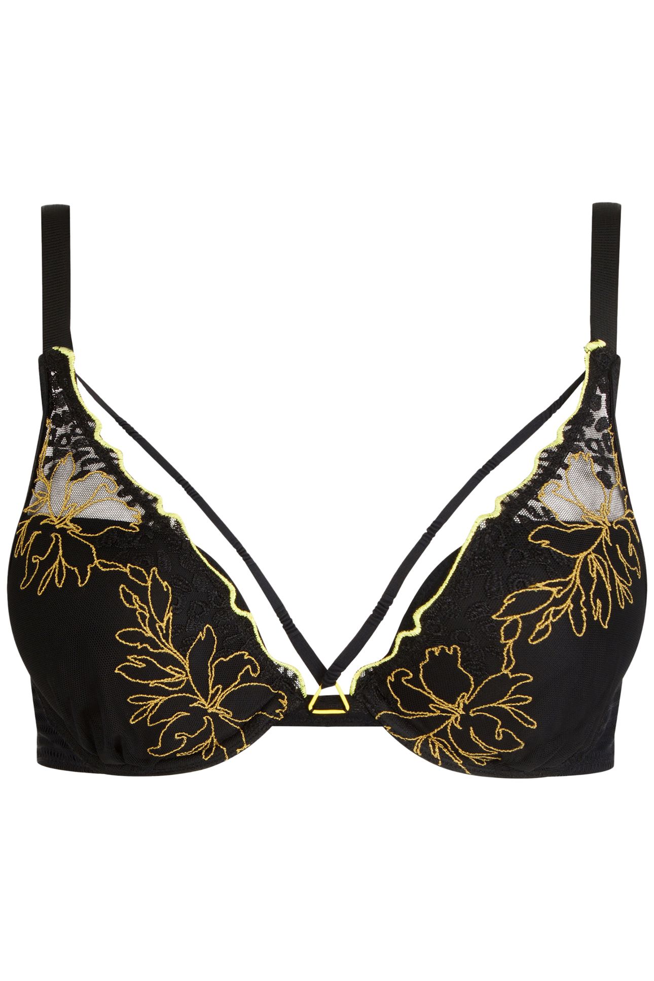 CO BRA TSHIRT PUSH BLACK/YELLOW 3