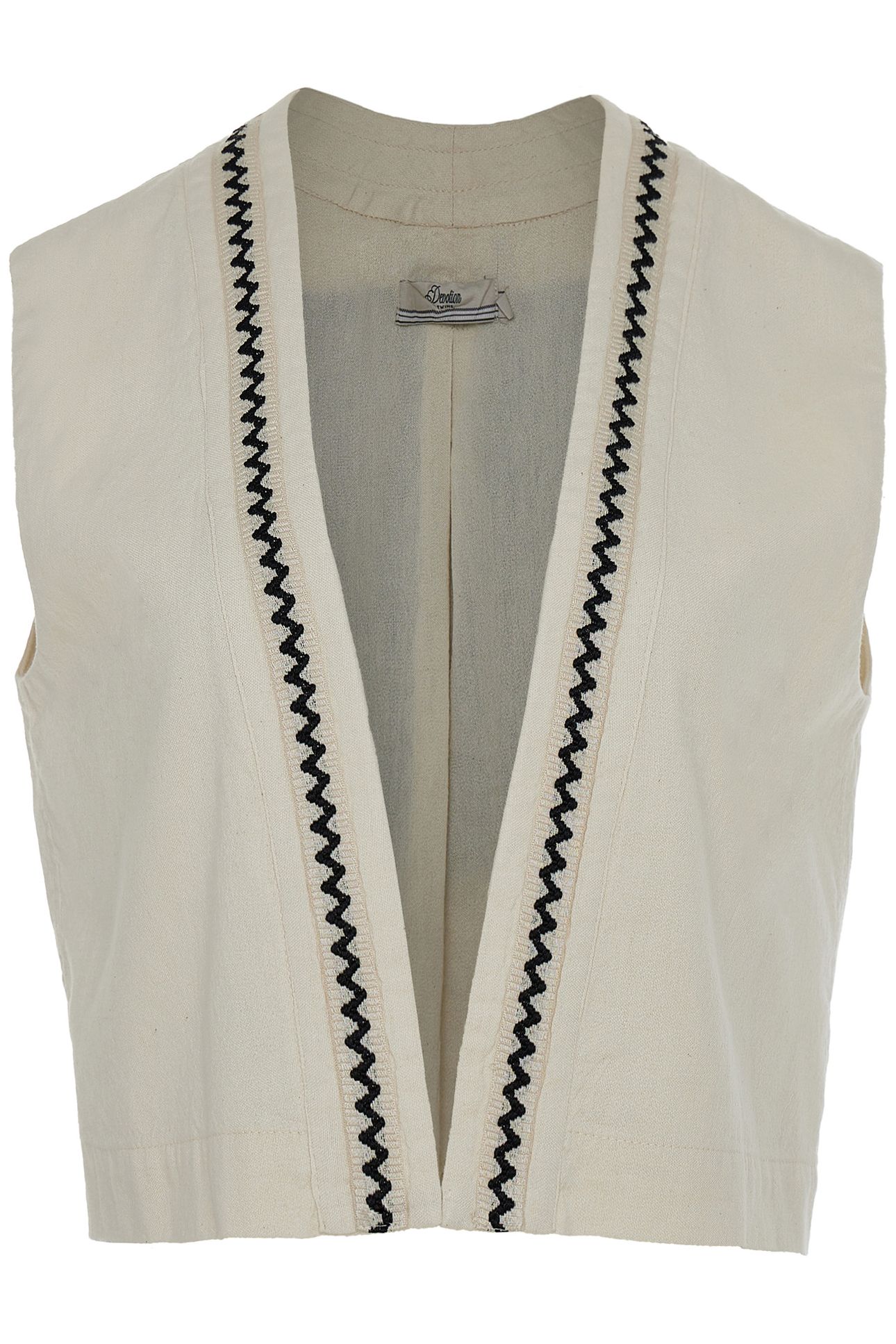 AGATHIST VEST OFFW-BLACK 1