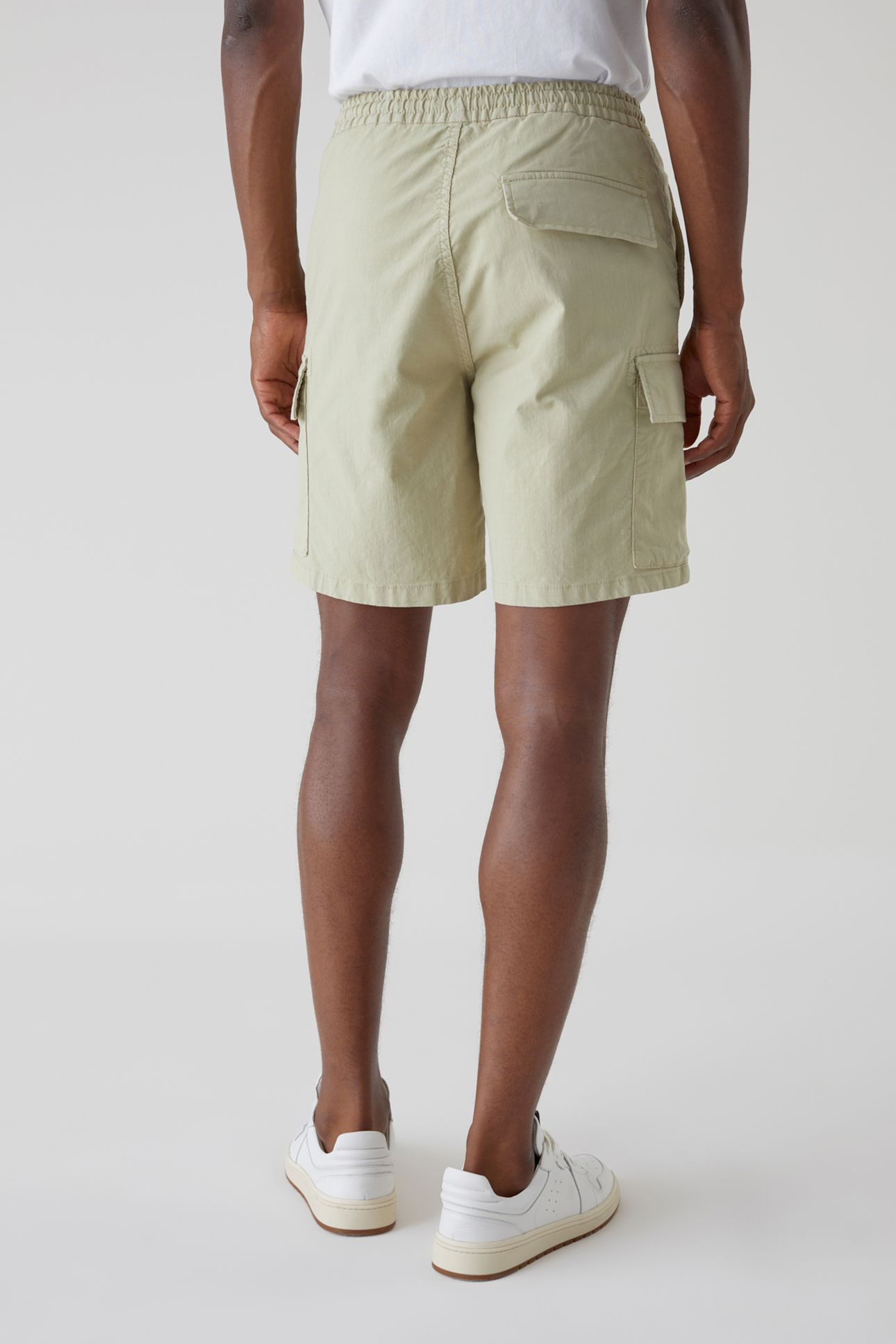 DRAWSTRING CARGO SHORTS SHORTS LIGHT MOSS GREEN 2
