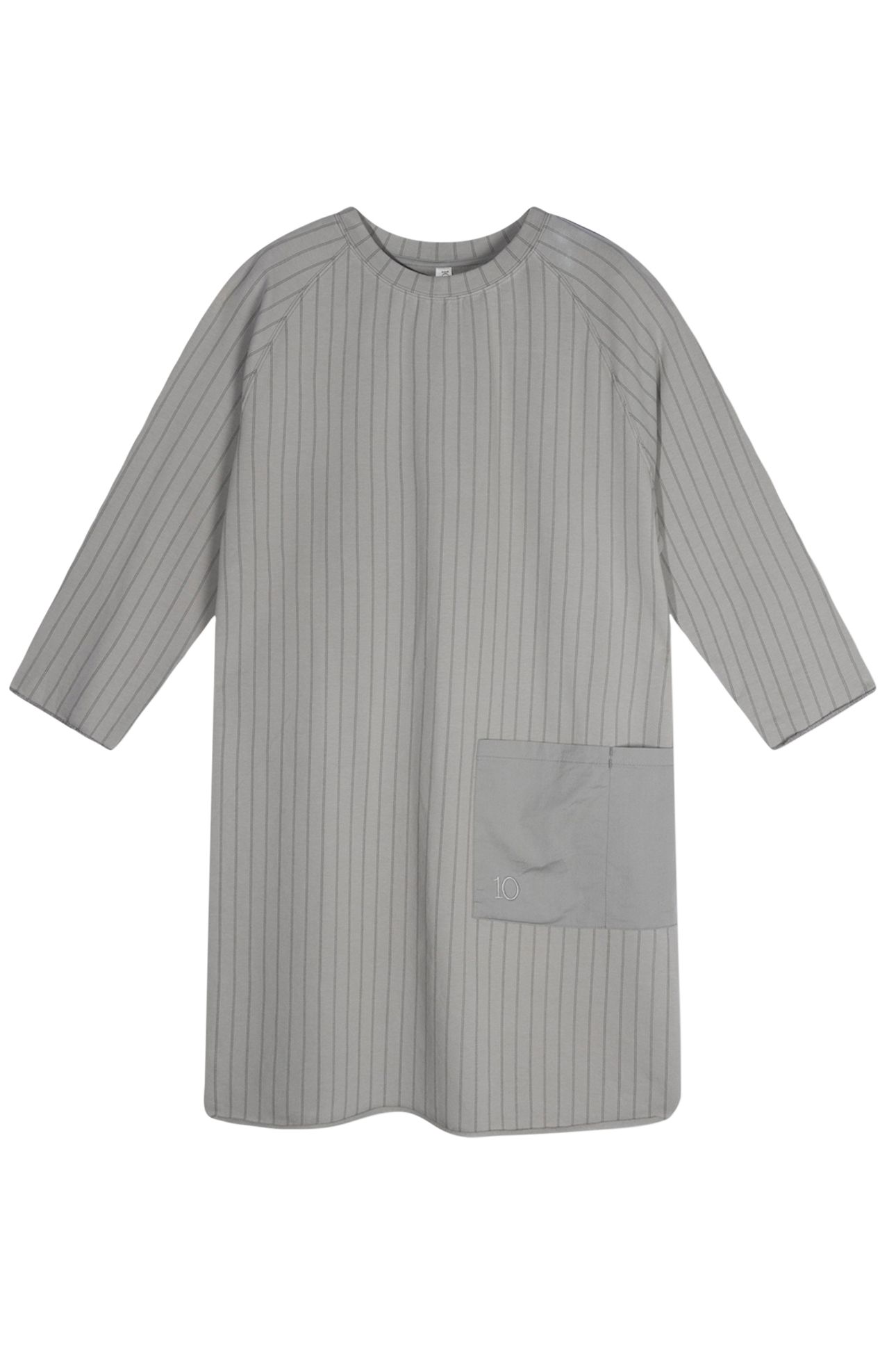 SWEAT DRESS PINSTRIPE GRAPHITE 4