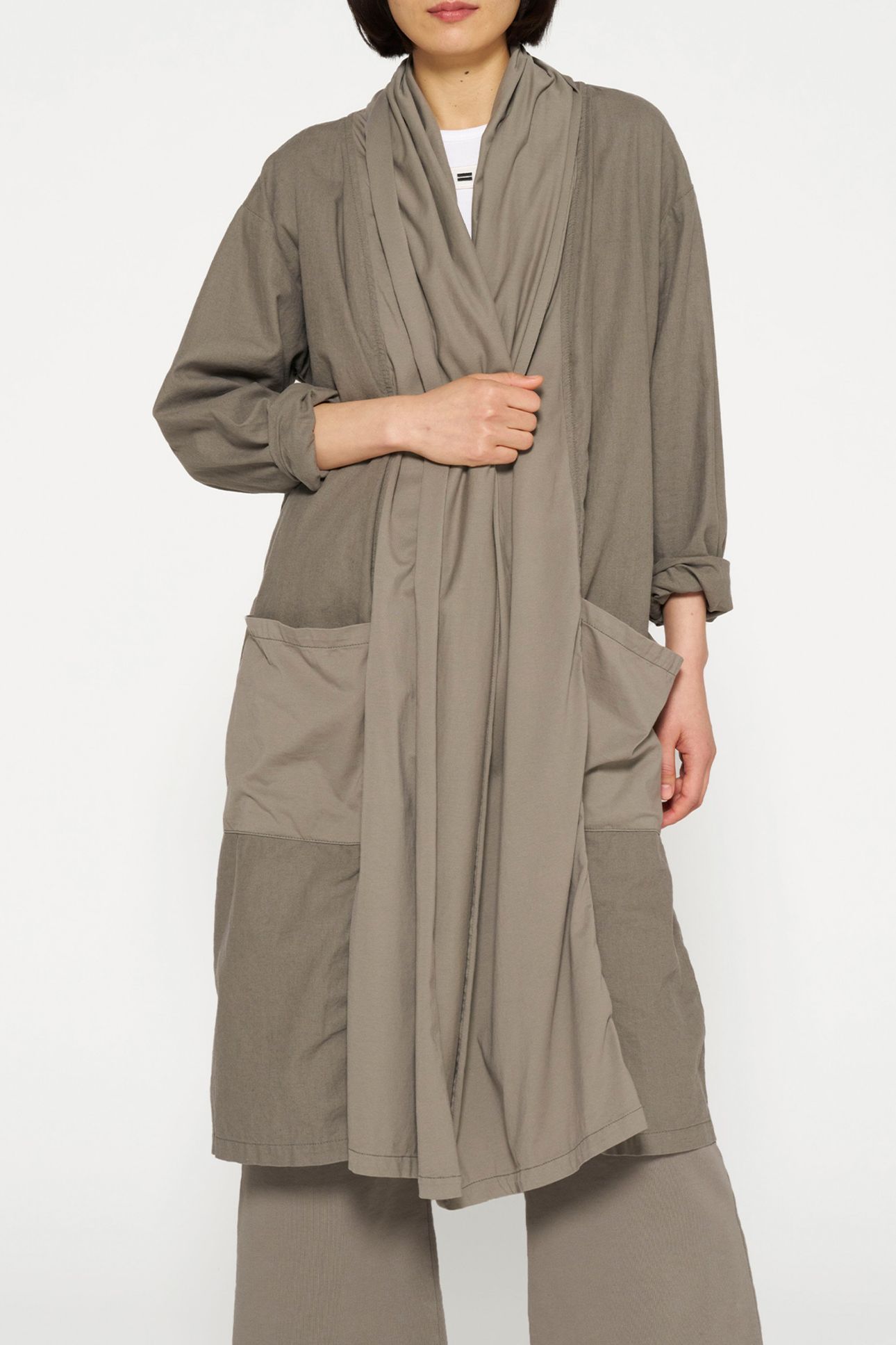 LONG WELLNESS JACKET SAGE 1