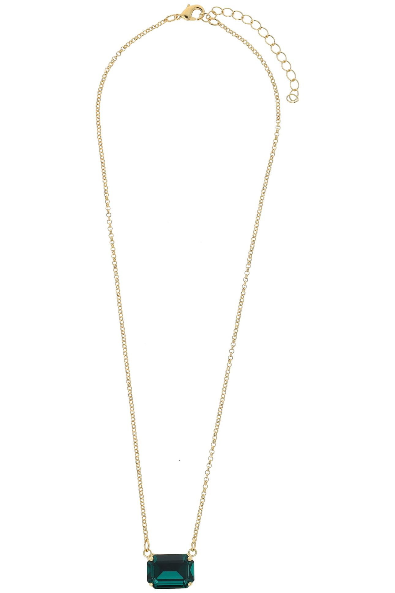 LADY DI NECKLACE EMERALD GREEN 1