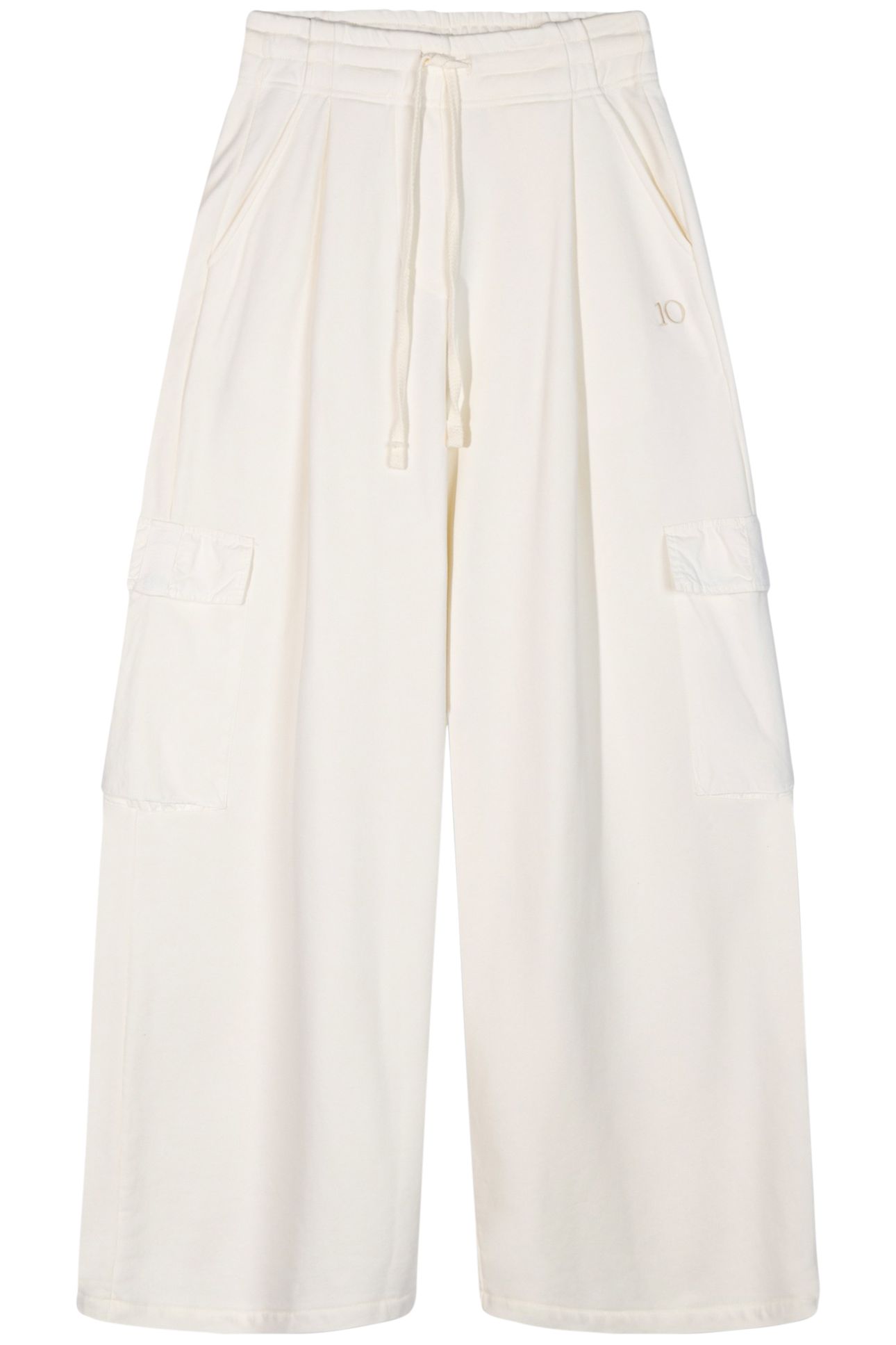 WIDE LEG CARGO PANTS LIGHT NATURAL 4