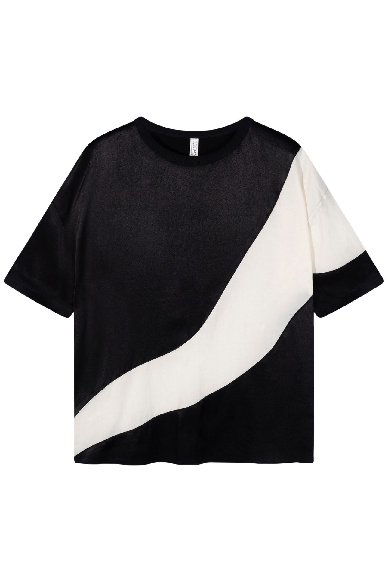 TEE BLOUSE CONTRAST BLACK 4