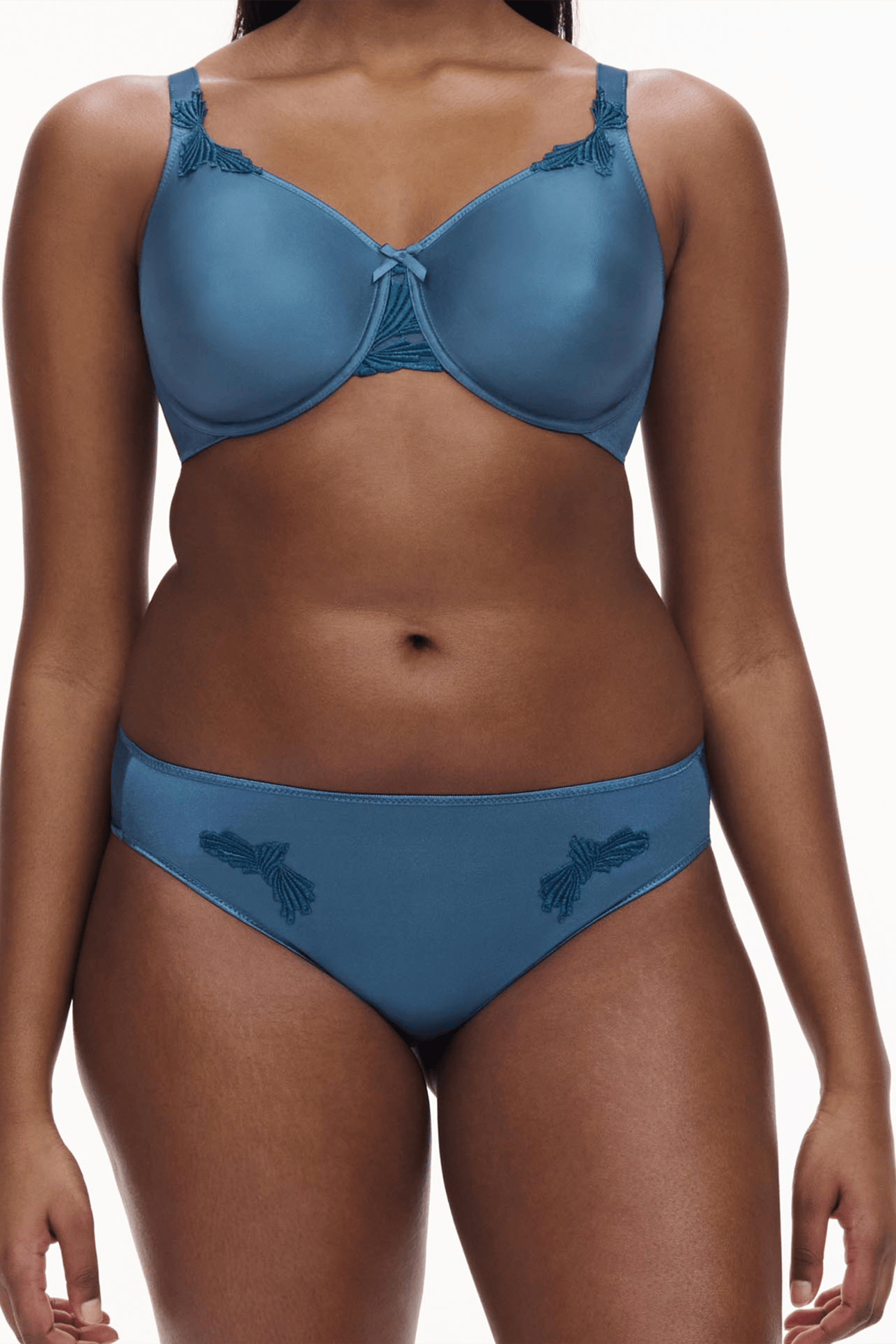 CO BRA UNDERW. COVERING MOLDED JEANS BLUE 1