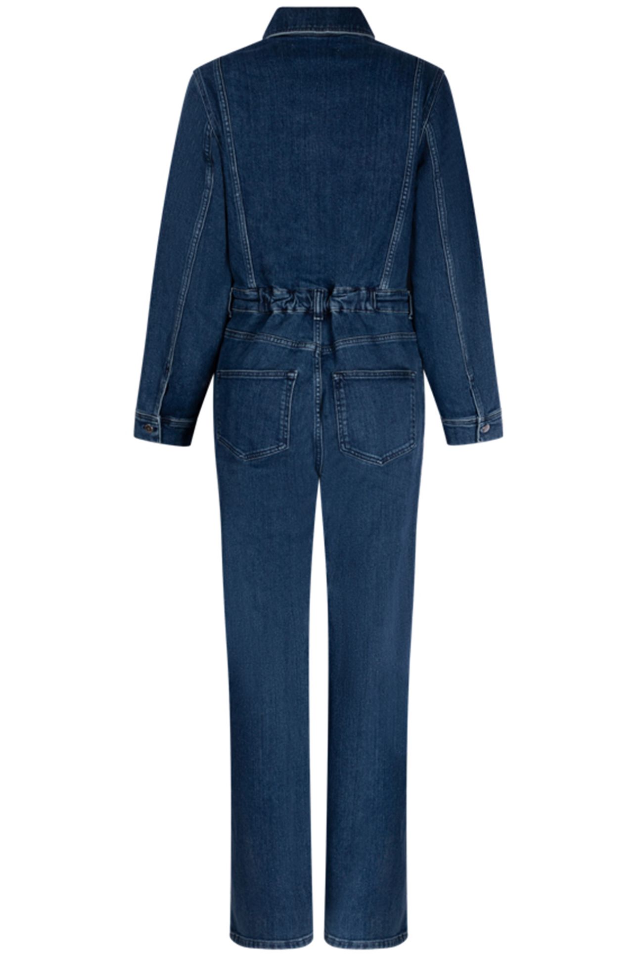 LAUREN JUMPSUIT LONG SLEEVE STONE INDIGO 2