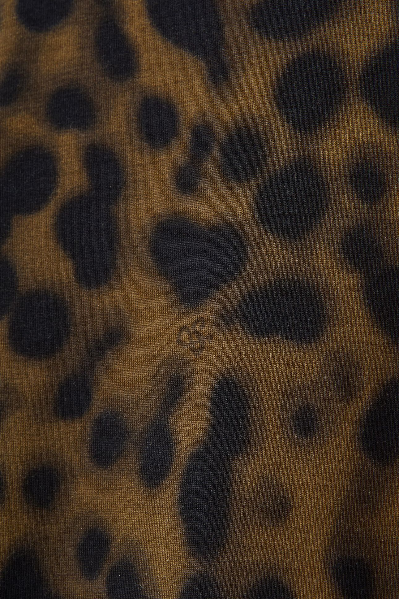 LS MOCK NECK TEE MILITARY OLIVE ANIMAL 7