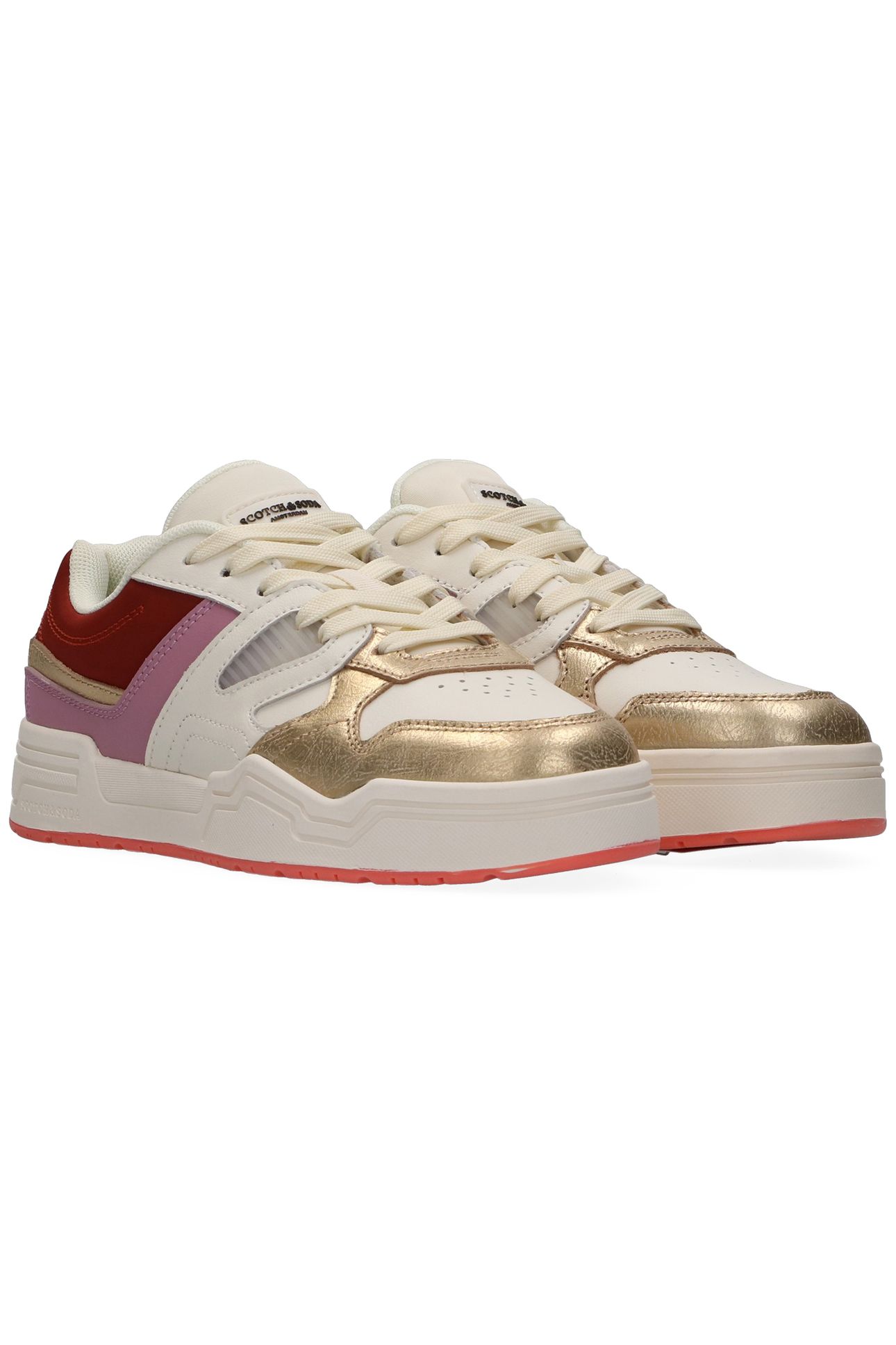 LILLIE GOLD/WHITE/RUST 3