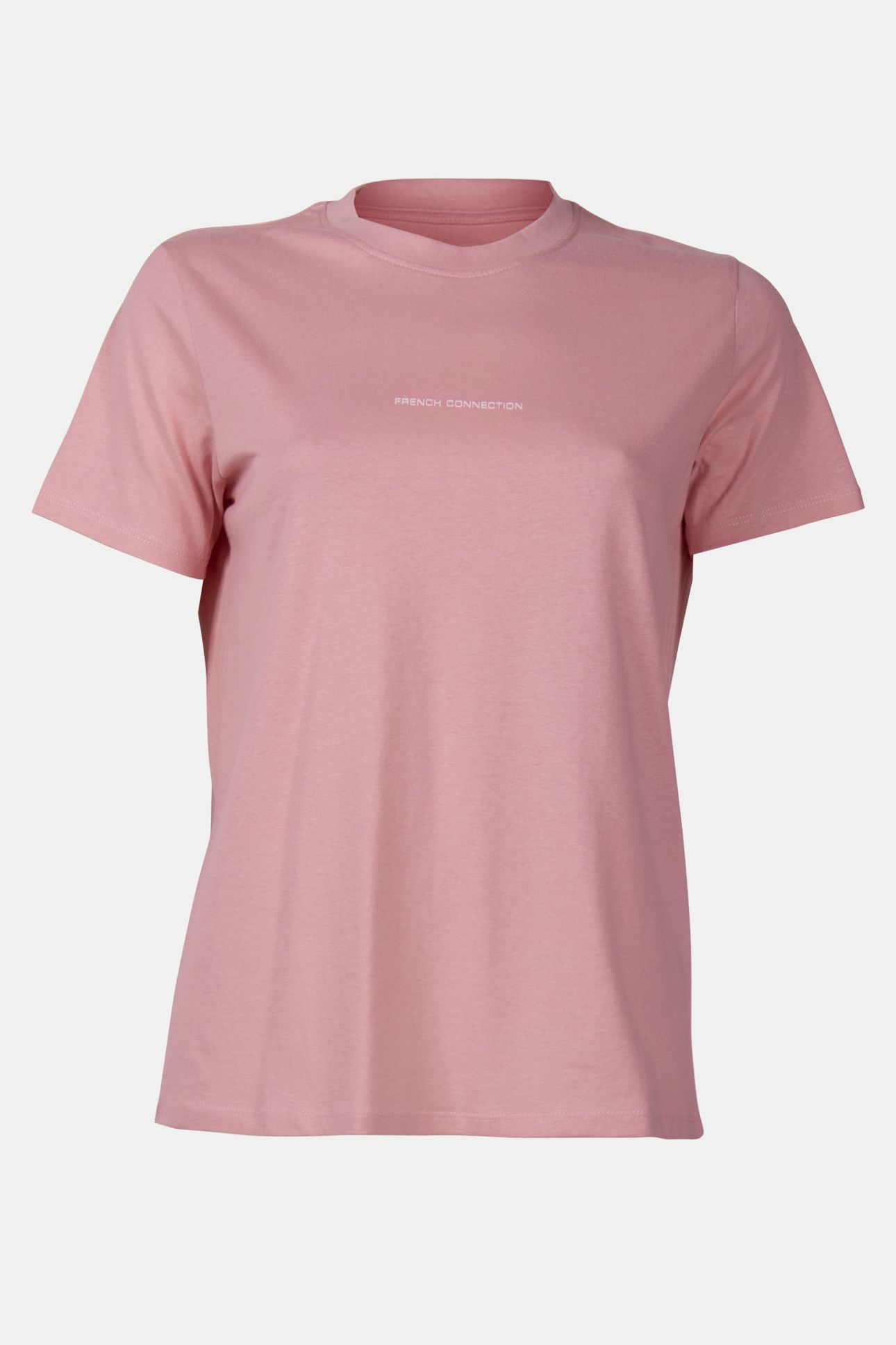 FRENCH CONNECTION TEE WASHED PINK/WHITE 4