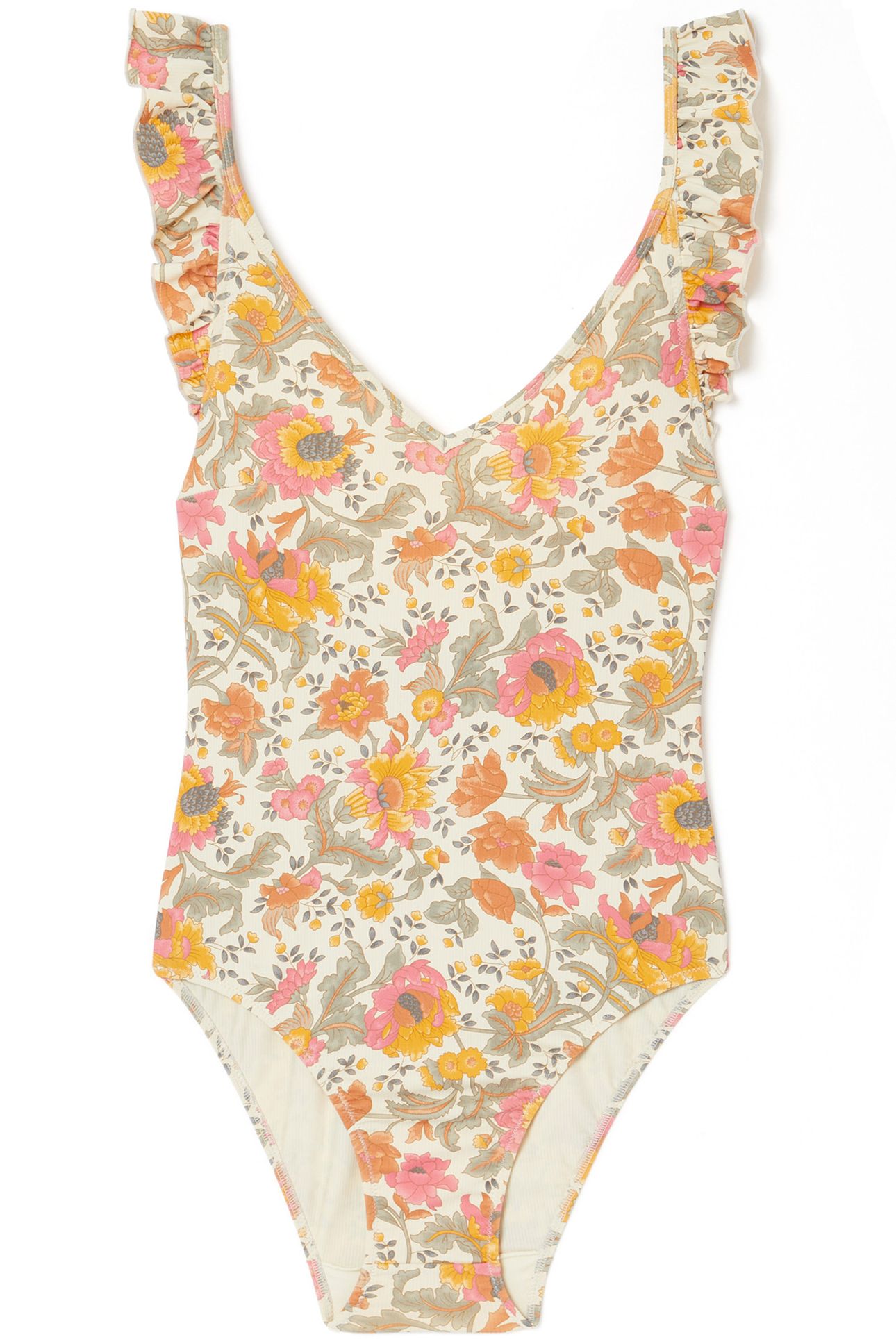 BATHING SUIT REVA RAINBOW FLOWERS 1