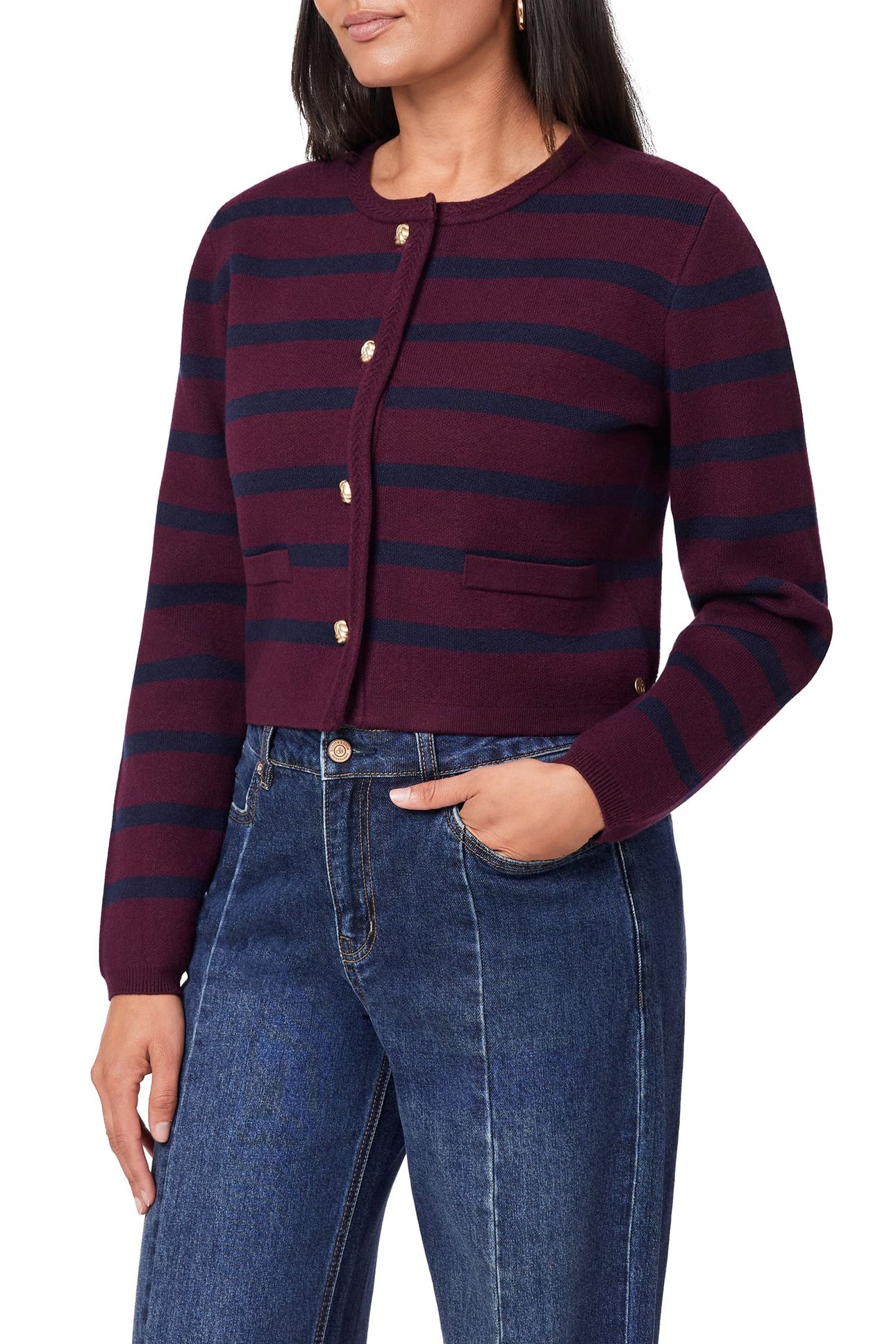 SWEATER WINETASTING/ SKY CAPTAIN STRIPE 4