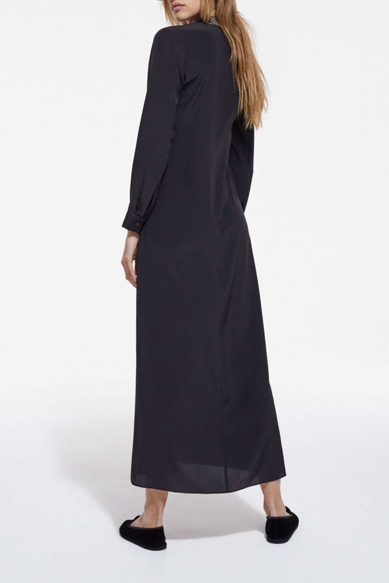 CDC SILK DRESS BLACK 2