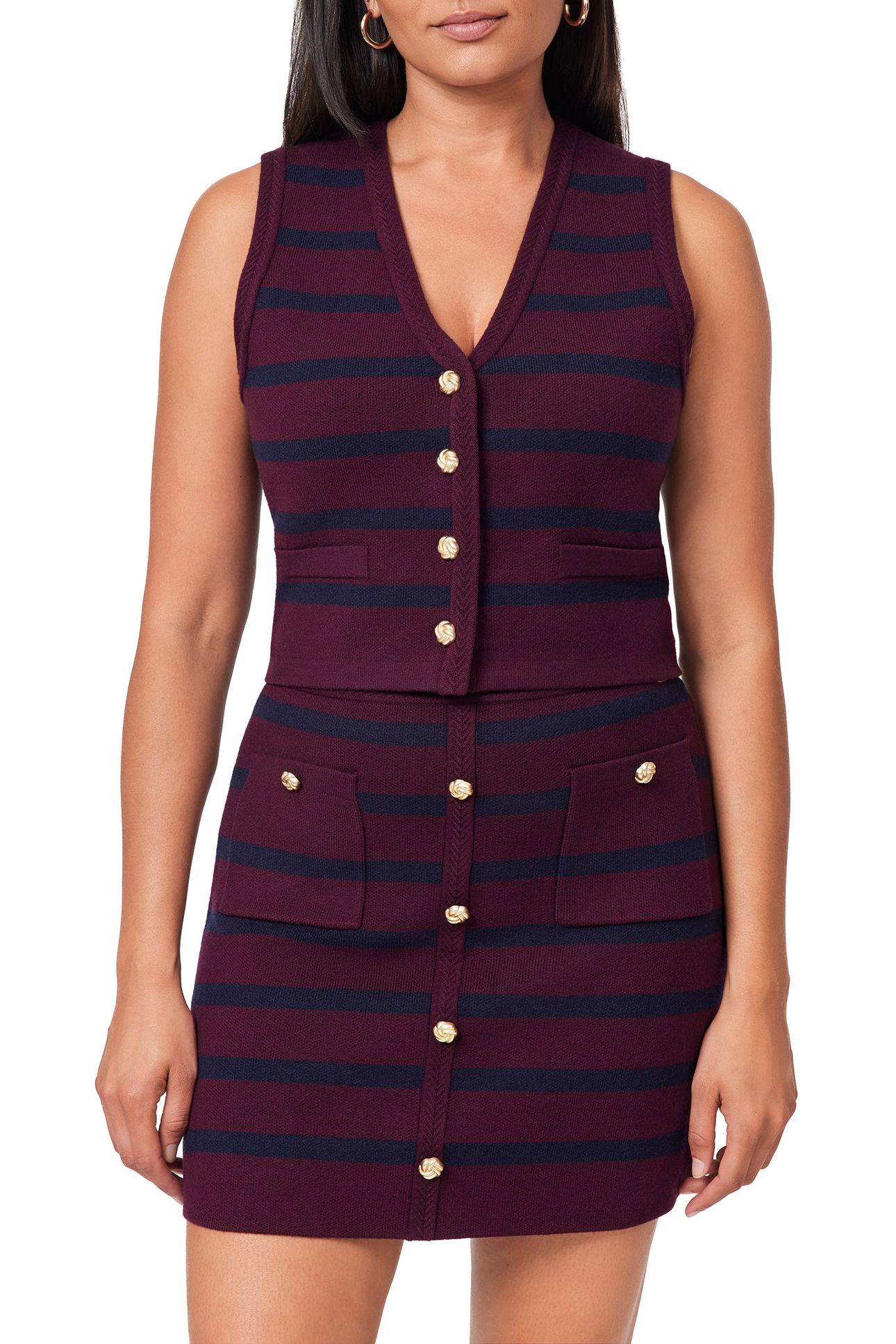 SWEATER WINETASTING/ SKY CAPTAIN STRIPE 1