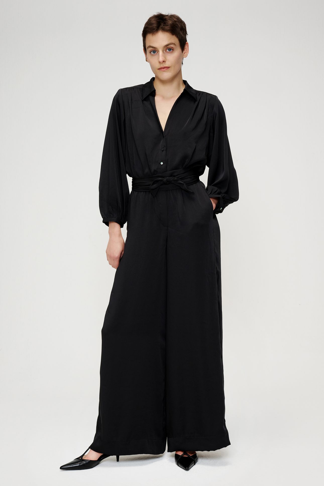 JAPANESE SATIN JUMPSUIT BLACK 4