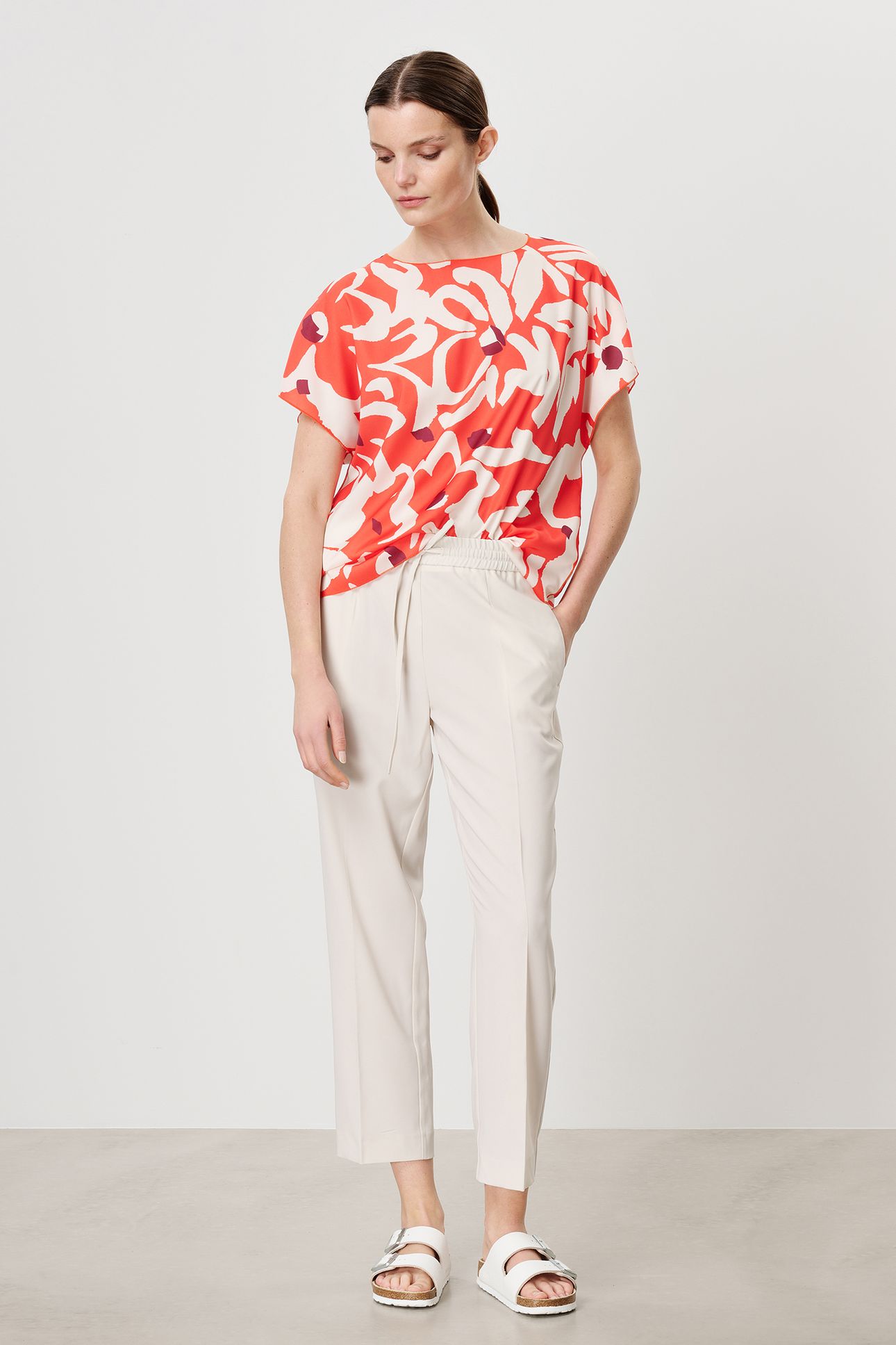 PRINTED ALBA TOP PAPAYA 3