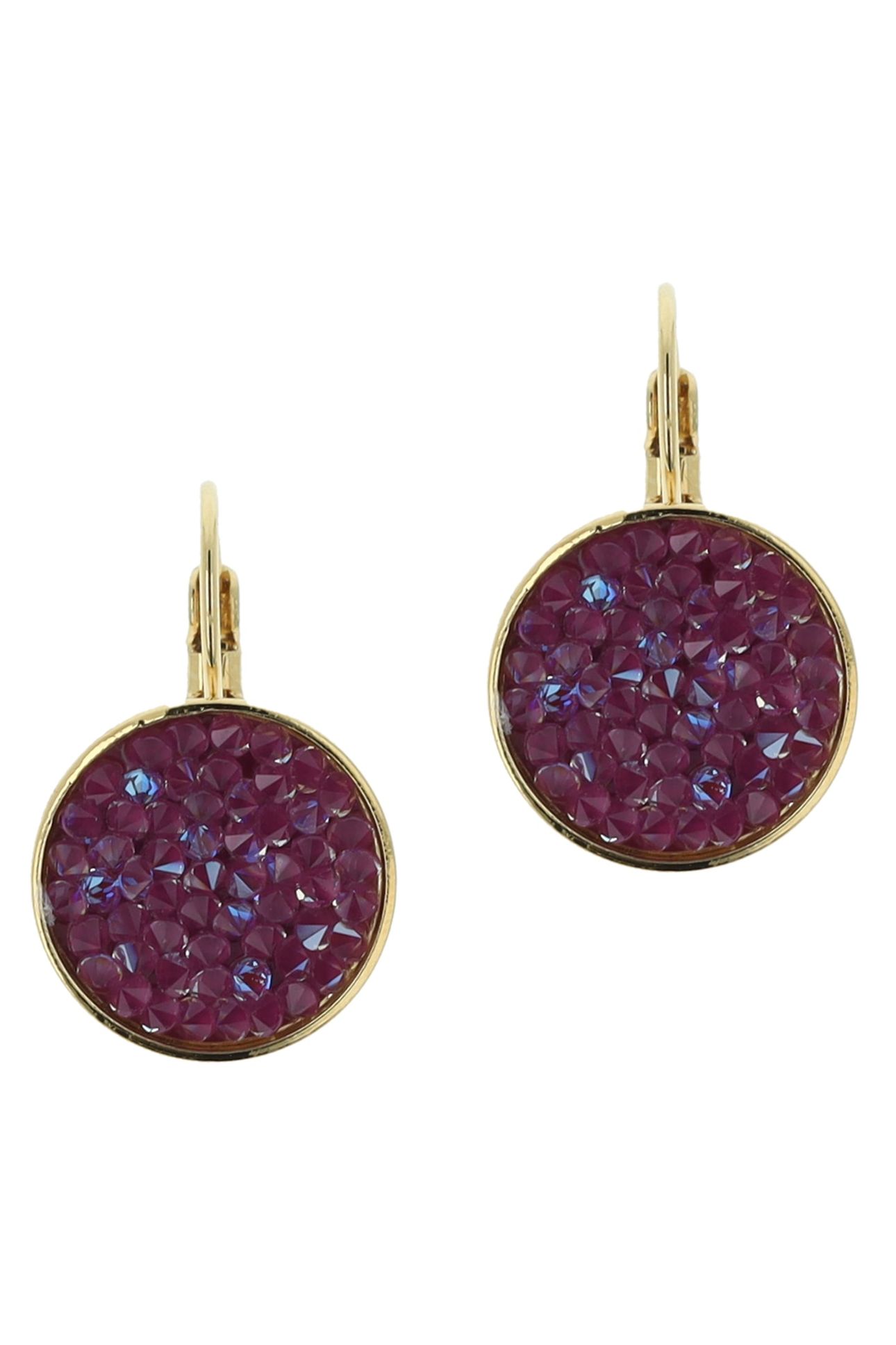 CLASSIC ROCKS EARRINGS LIGHT AMETHYST 1