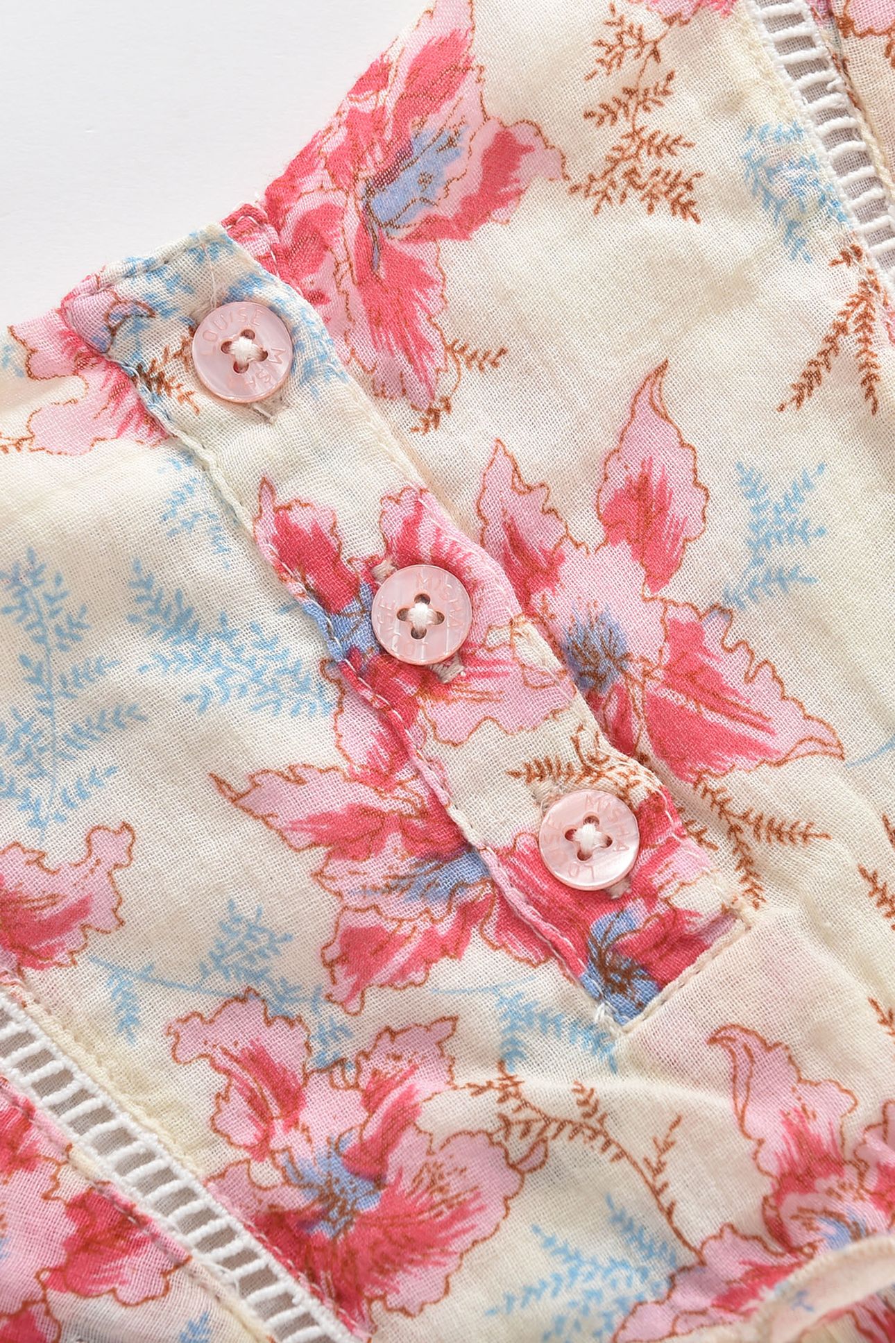 DRESS SILOÉ RASPBERRY FLOWERS 6