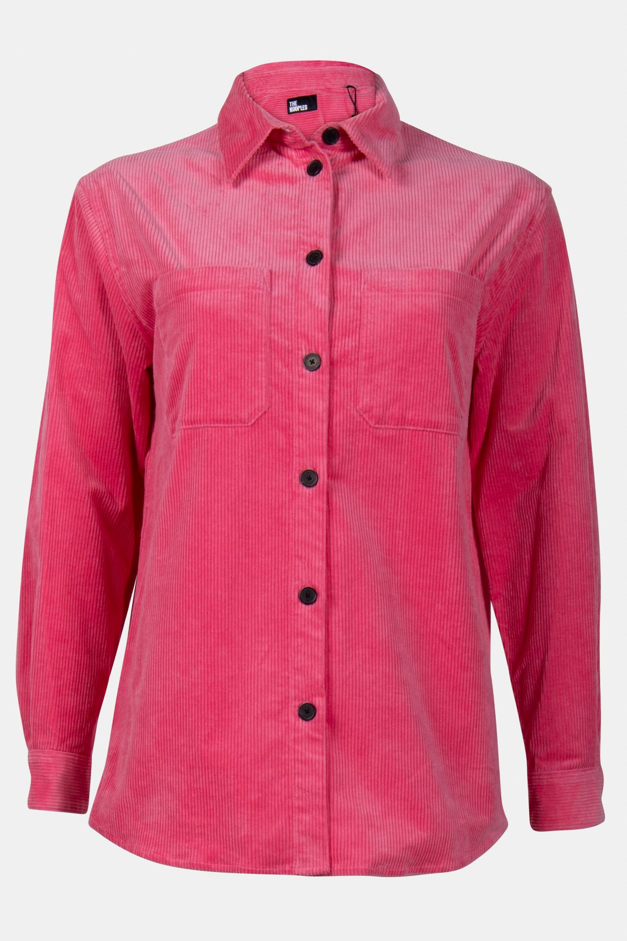 LONG-SLEEVED CORDUROY SHIRT OLD PINK 3