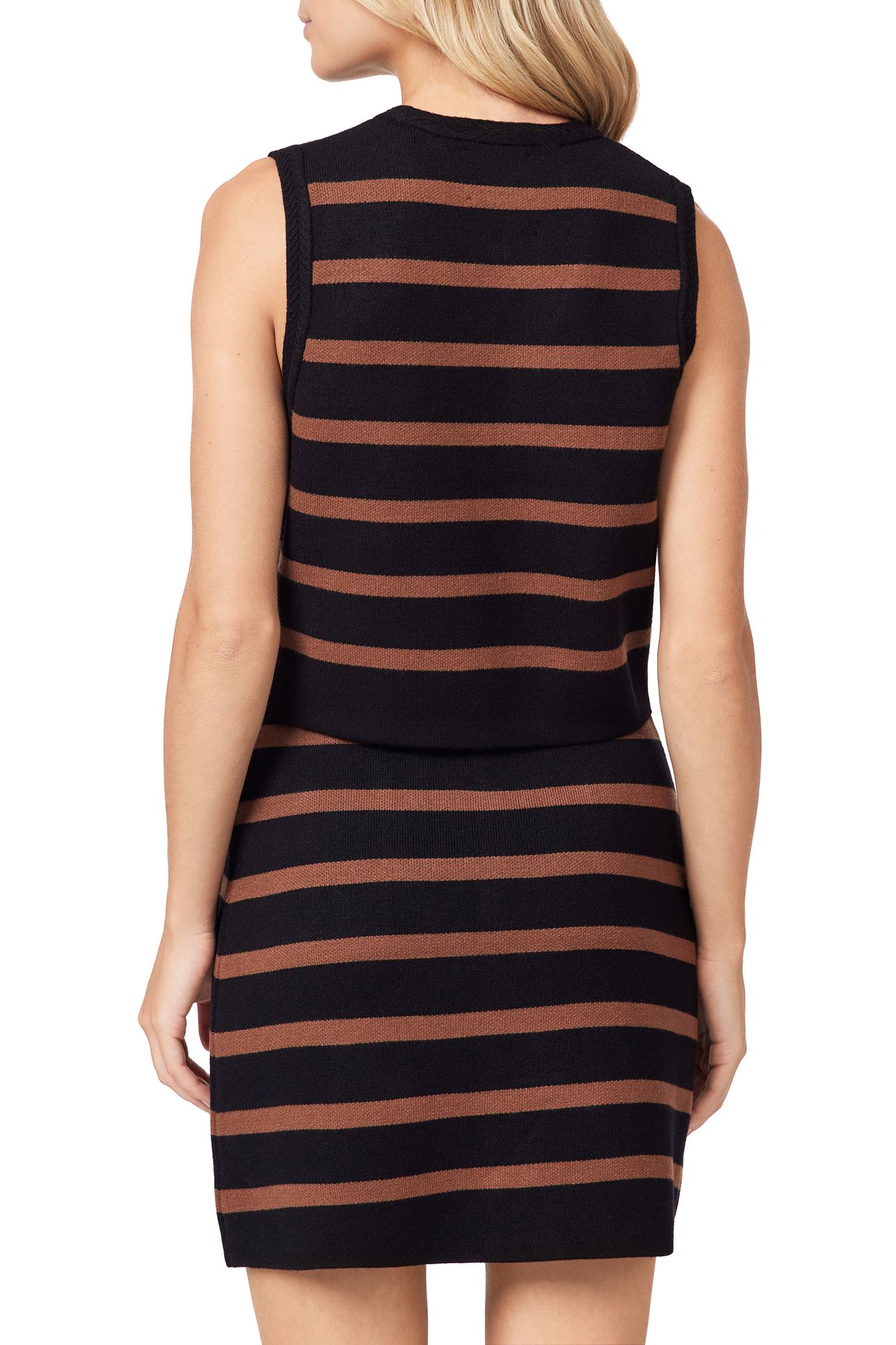 SWEATER BLACK NIGHT/ NUTHATCH STRIPE 2