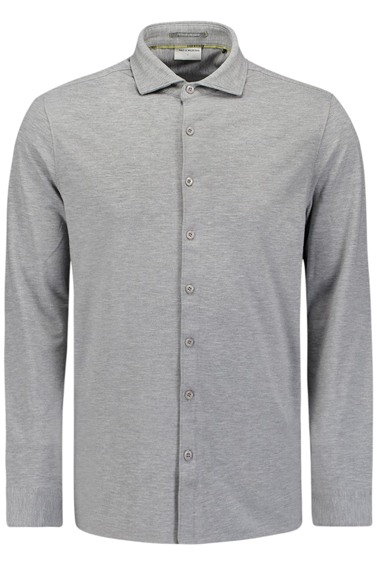SHIRT JERSEY MELANGE STRETCH GREY MELANGE 3