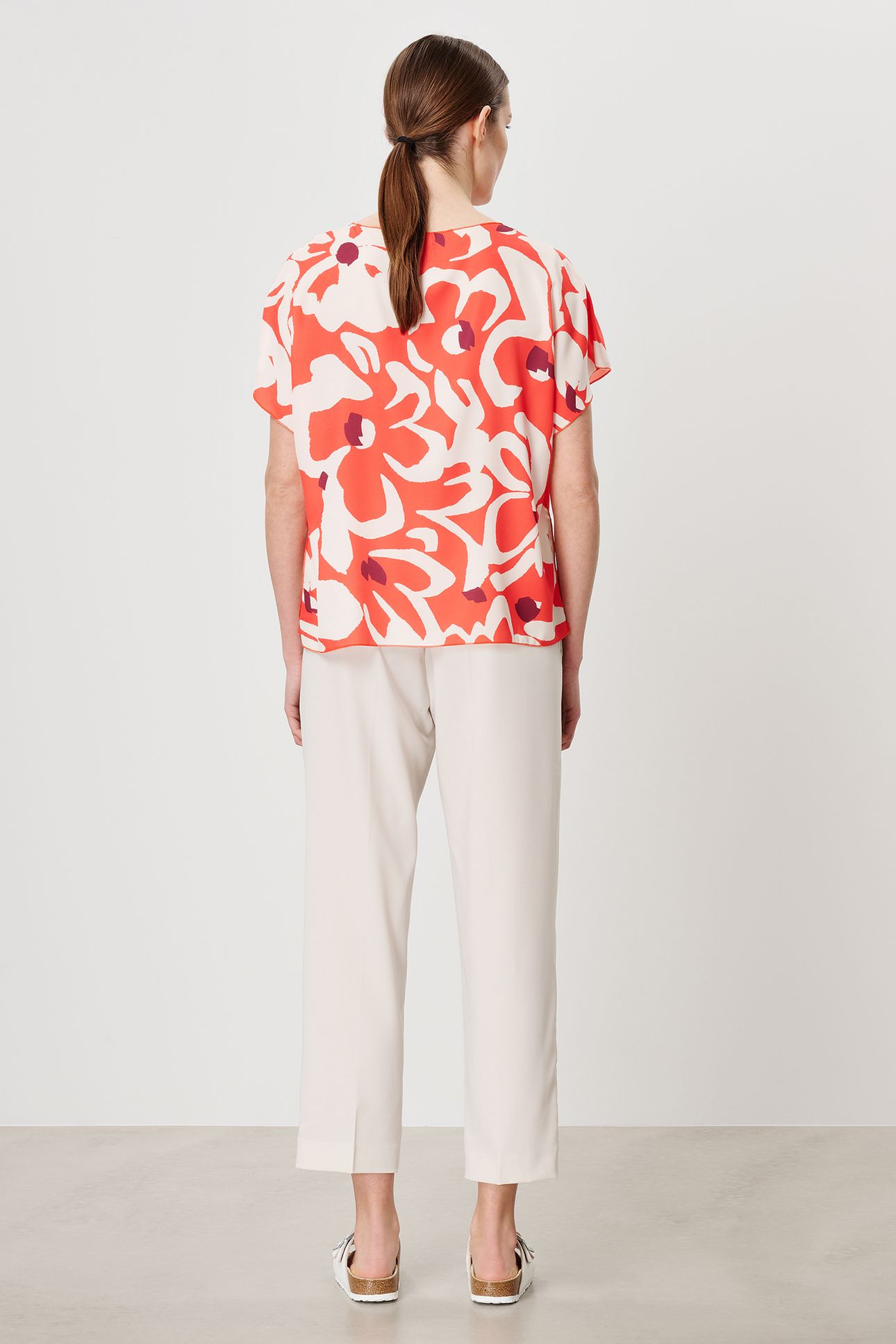 PRINTED ALBA TOP PAPAYA 2