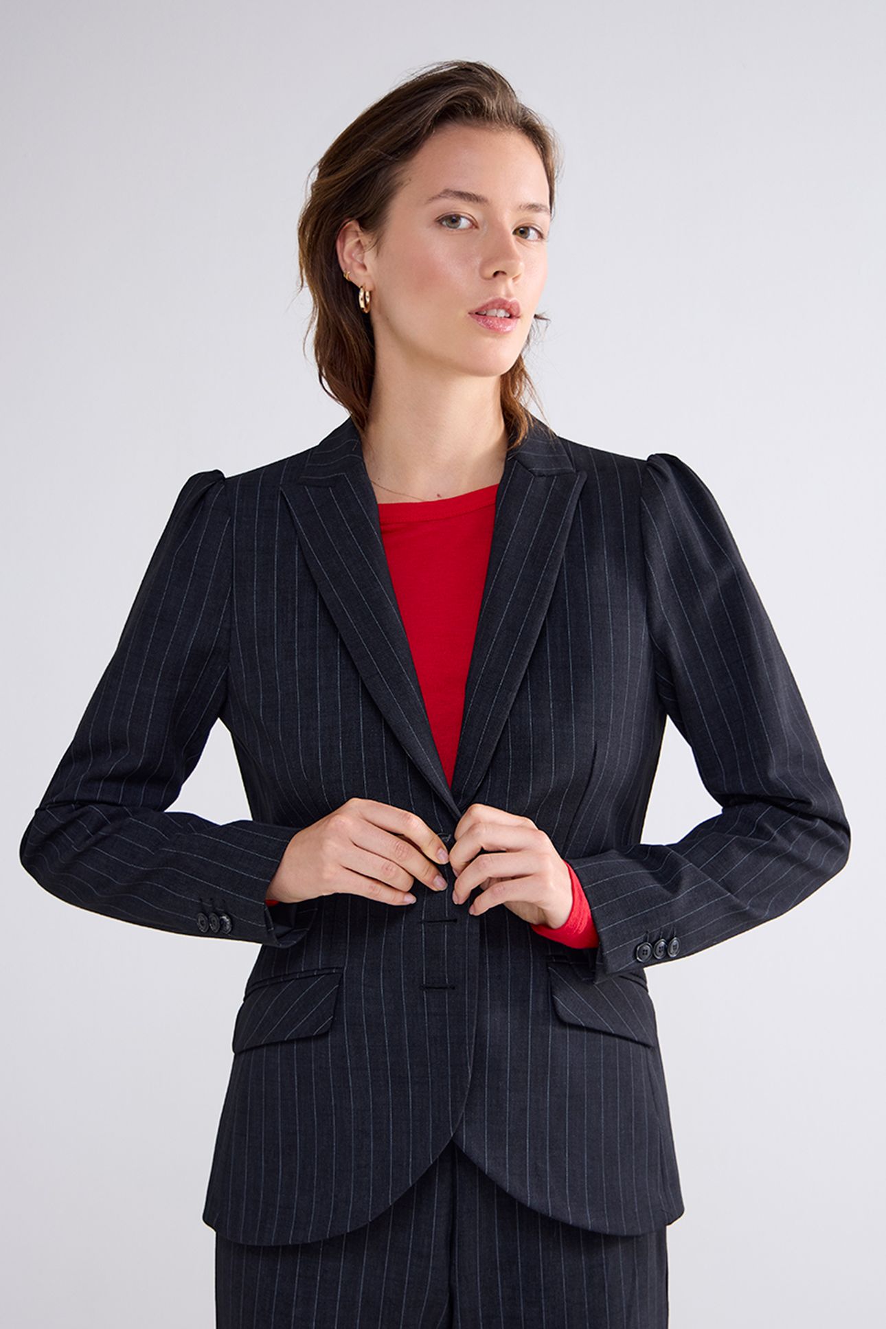BLAZER PUNTO VINTAGE STRIPE BLACK 1