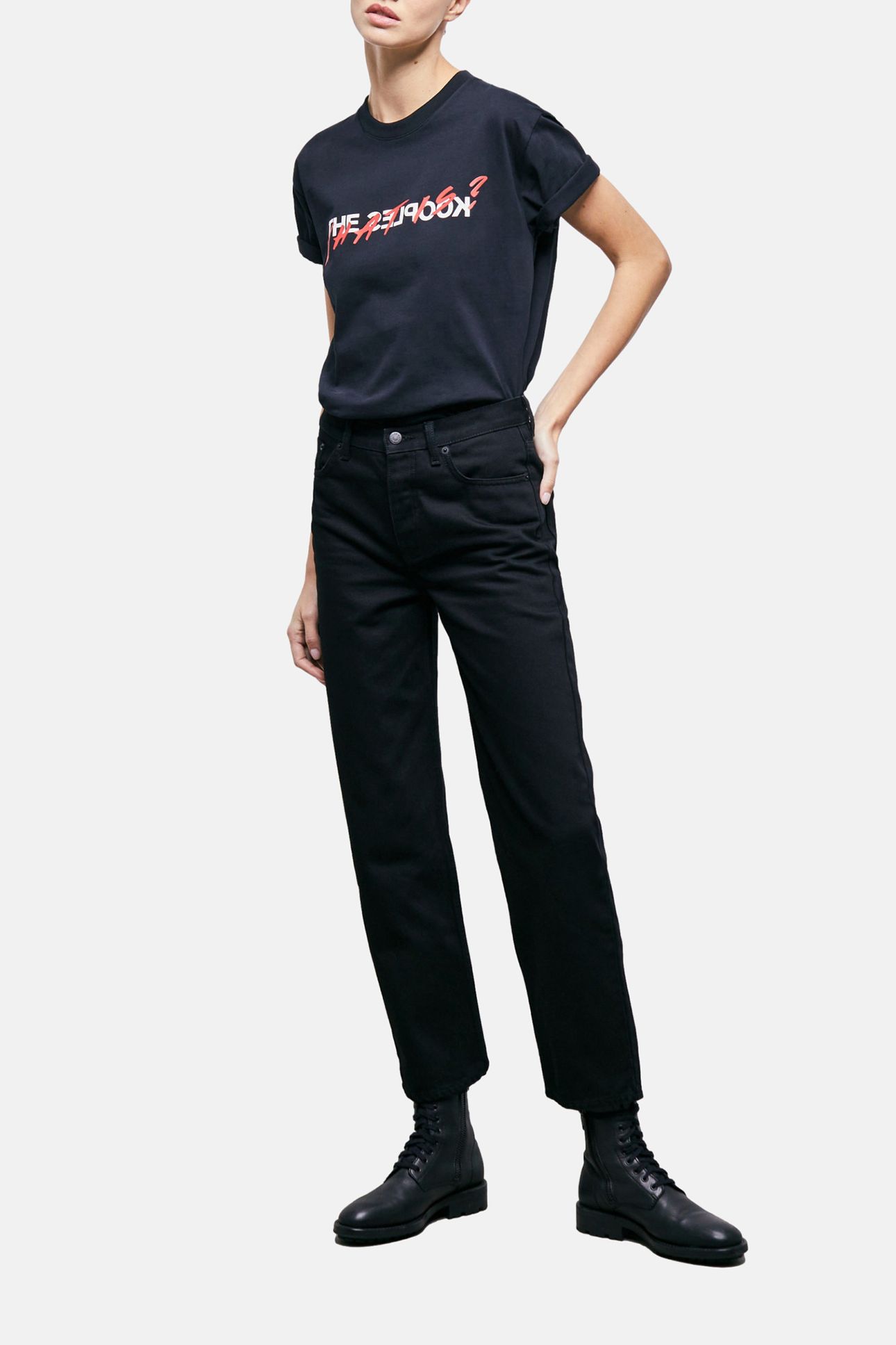 JEAN STRAIGHT BRUT BLACK 5